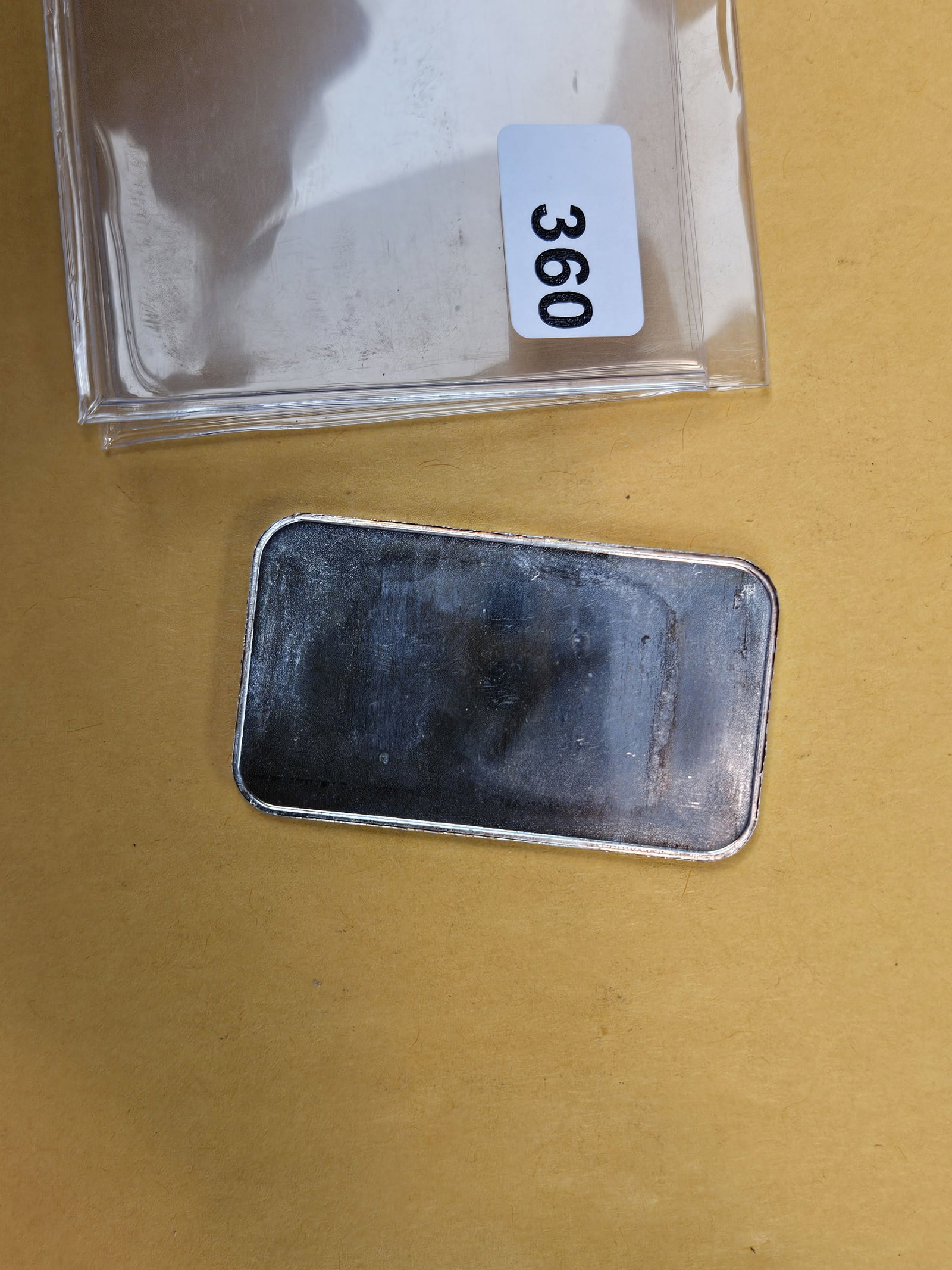 One Troy ounce .999 fine silver Proof art bar - 2