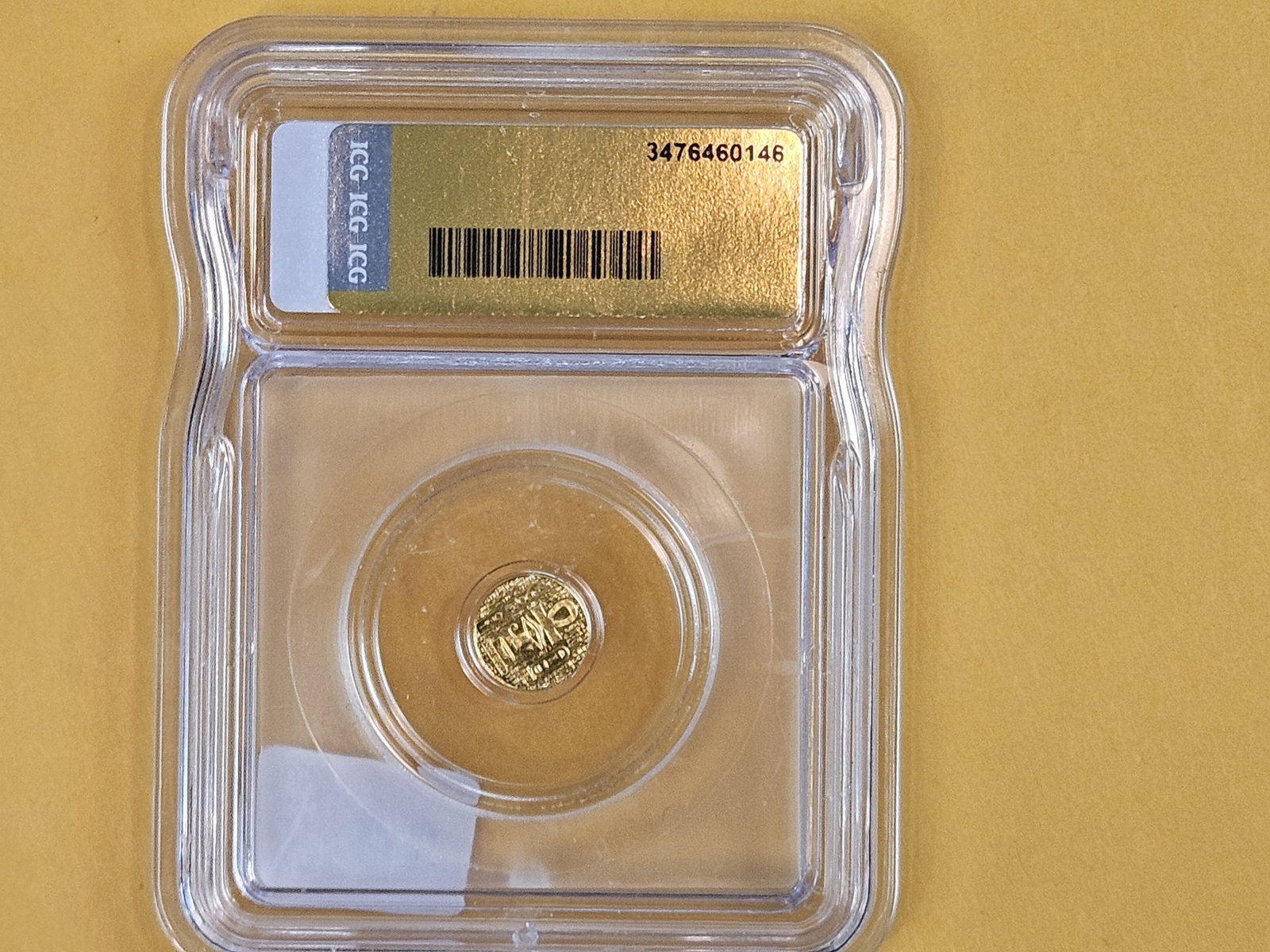 PERFECT! GOLD ICG Egytpian King Tut No Date in Mint State 70 - 3