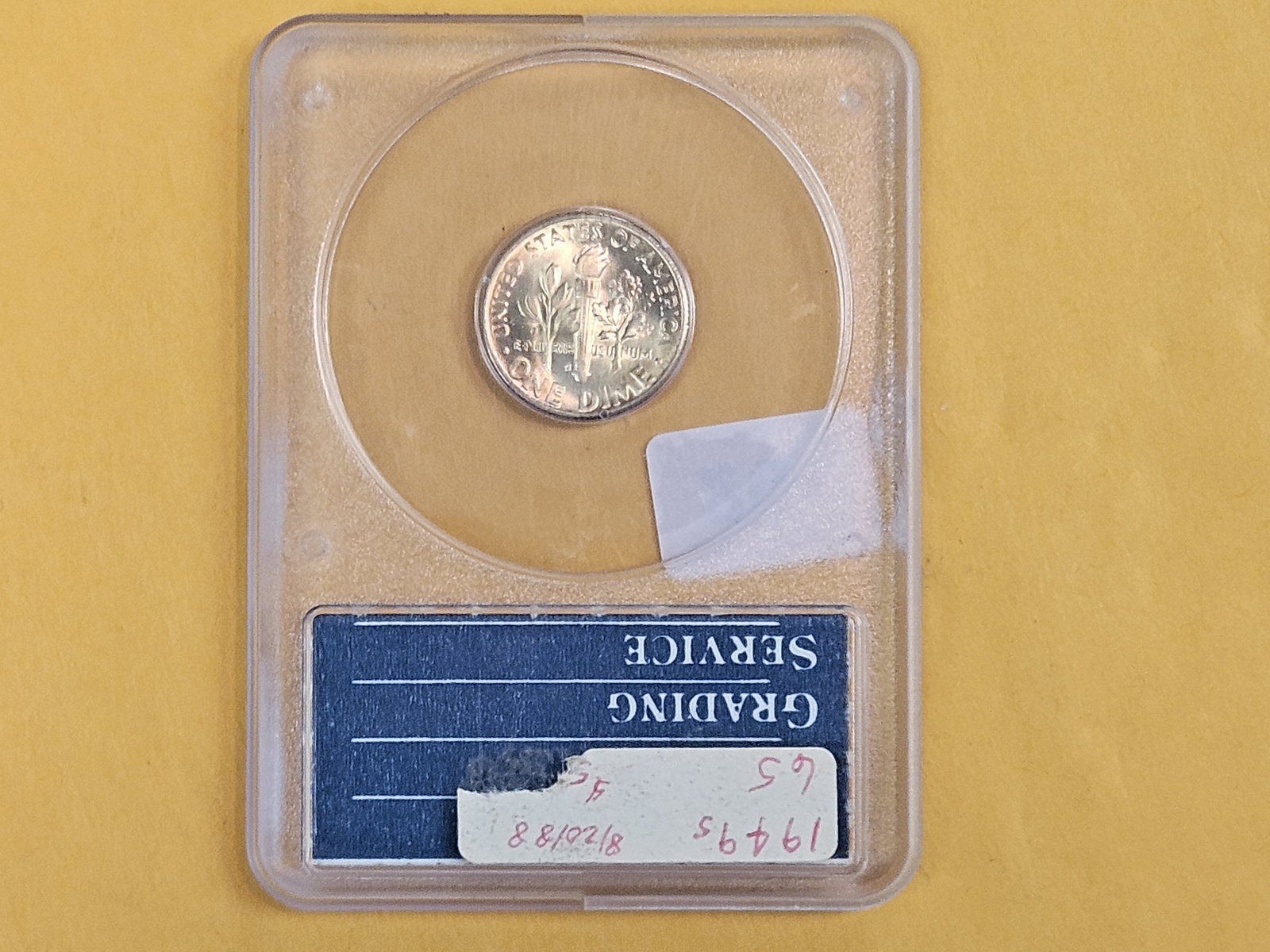 PCGS OGH 1949-S Roosevelt Dime in Mint State 65 - 3