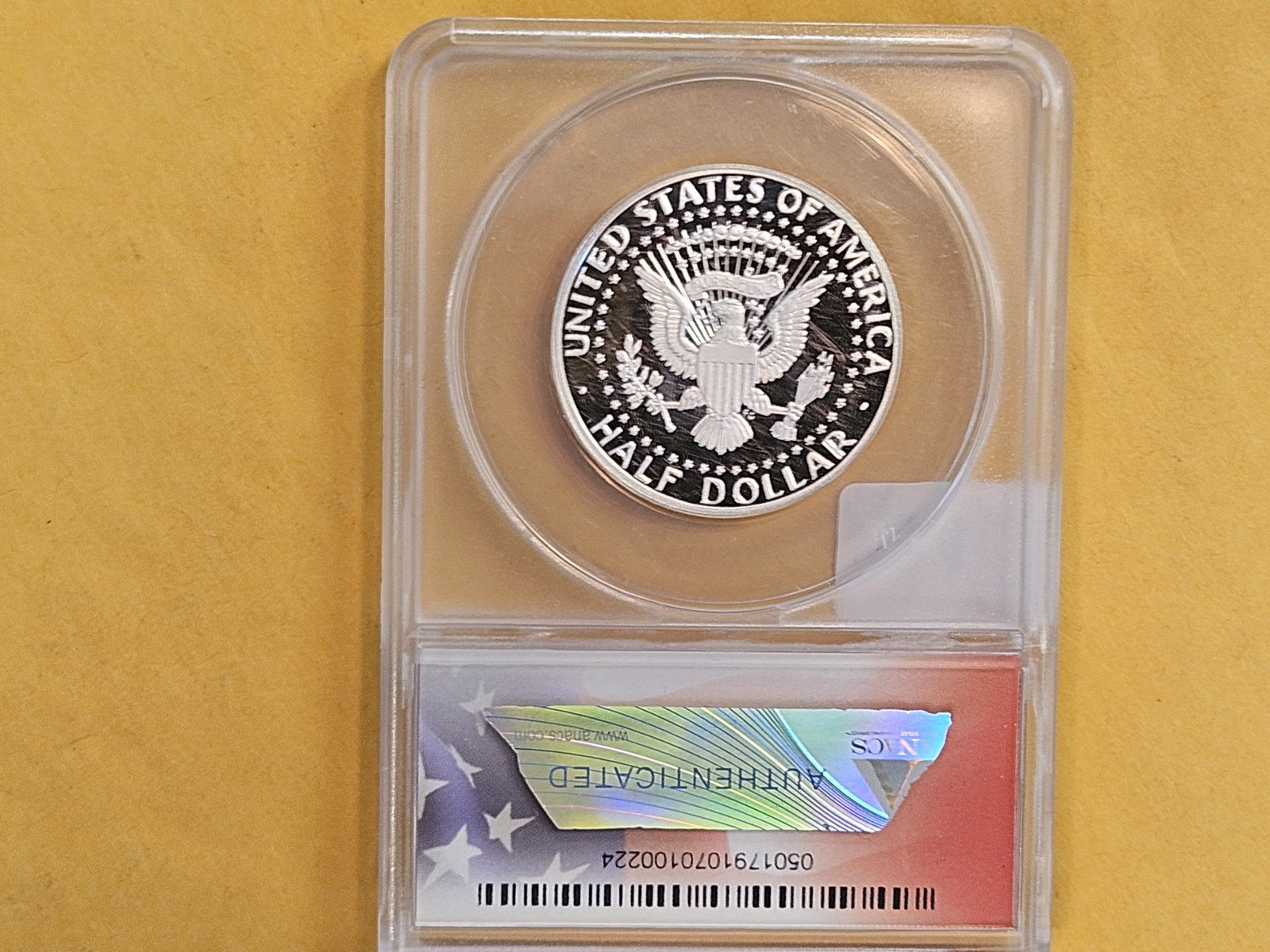 PERFECT! ANACS 2019-S Kennedy silver Half Dollar in Proof 70 Deep Cameo - 3