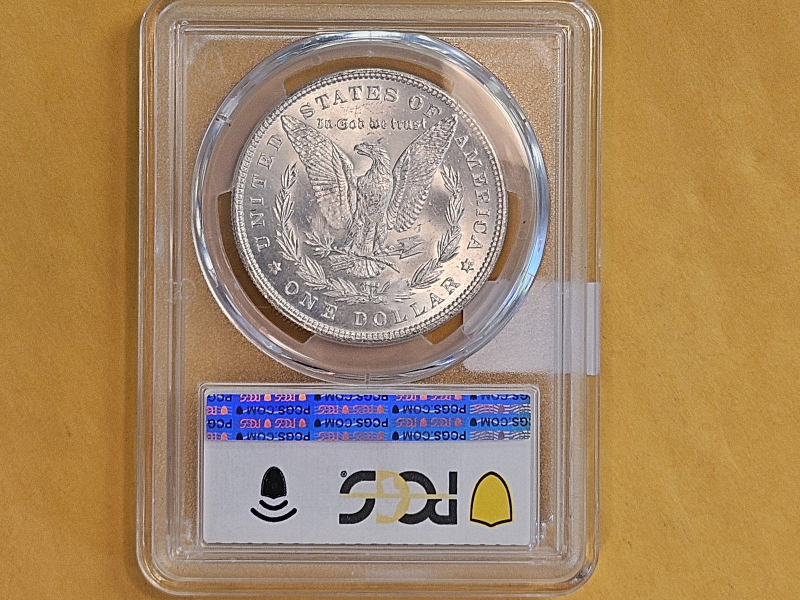 PCGS 1881 Morgan Dollar in Mint State 63 - 3