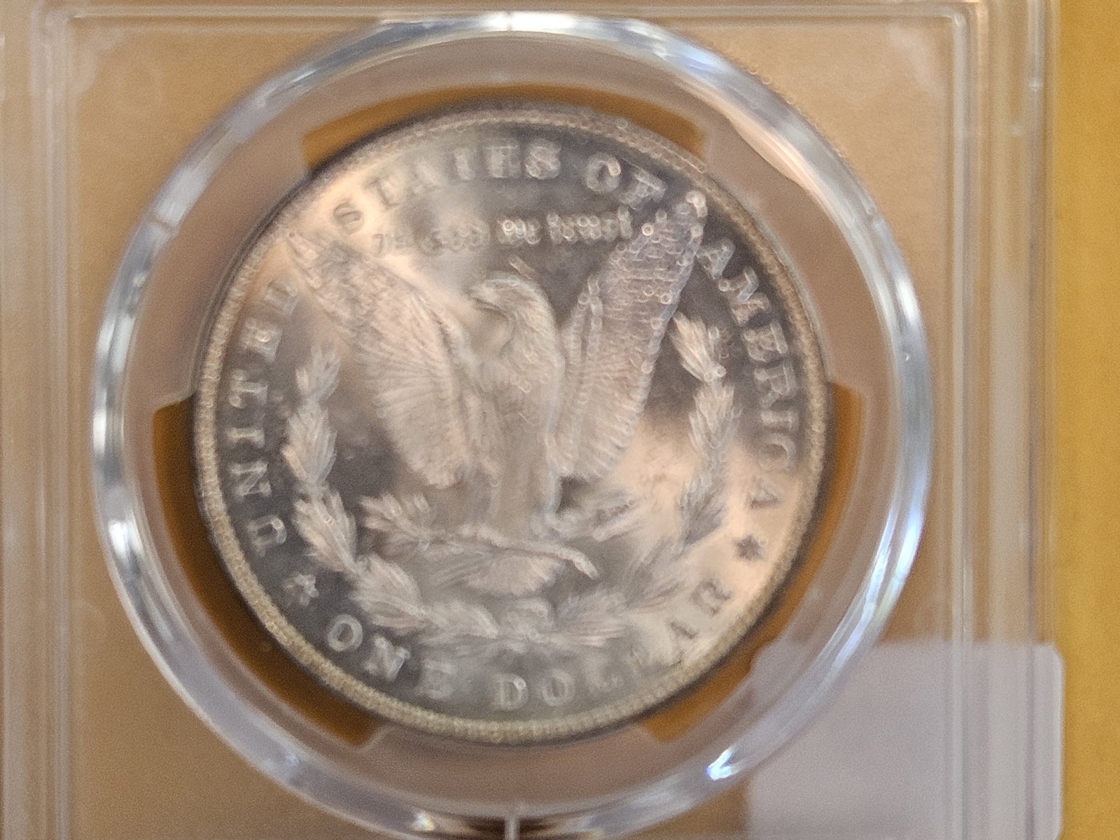 PCGS 1885 Morgan Dollar in Mint State 63 - 4