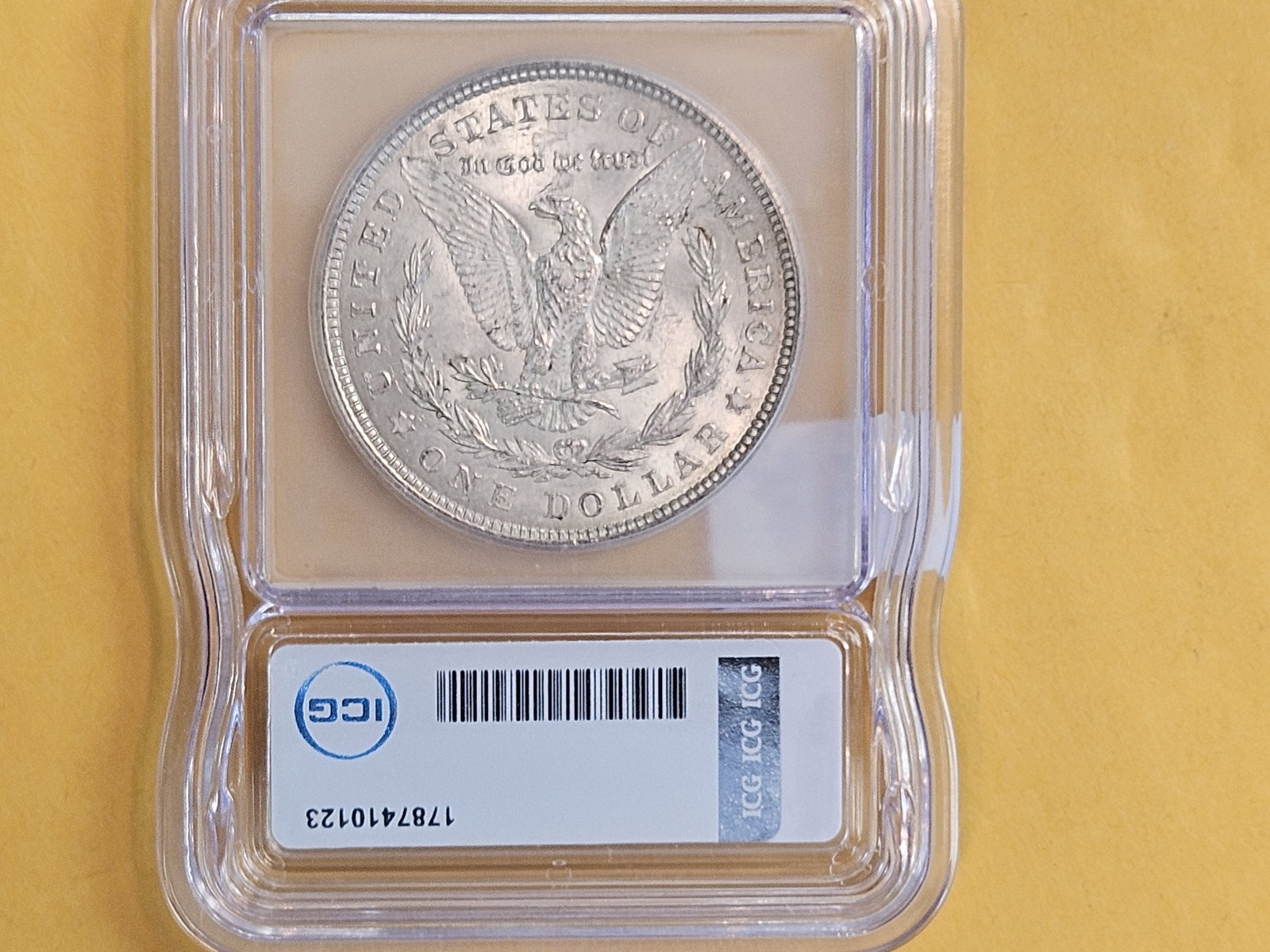ICG 1921 Morgan Dollar in Mint State 62 - 3