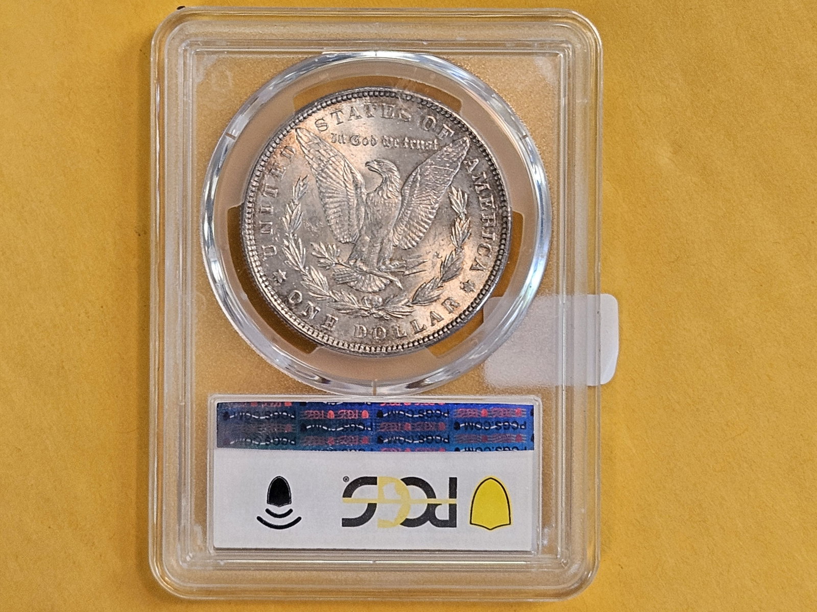 PCGS 1887 Morgan Dollar in Mint State 62 - 3