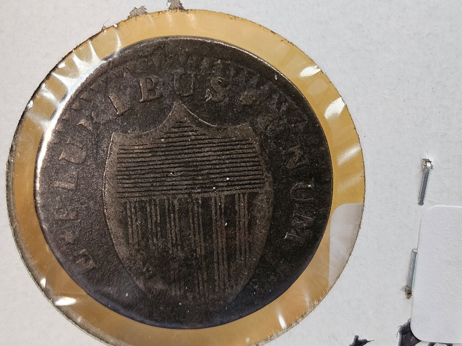 * COLONIAL * 1787 New Jersey Copper in Very Good Plus! - 7