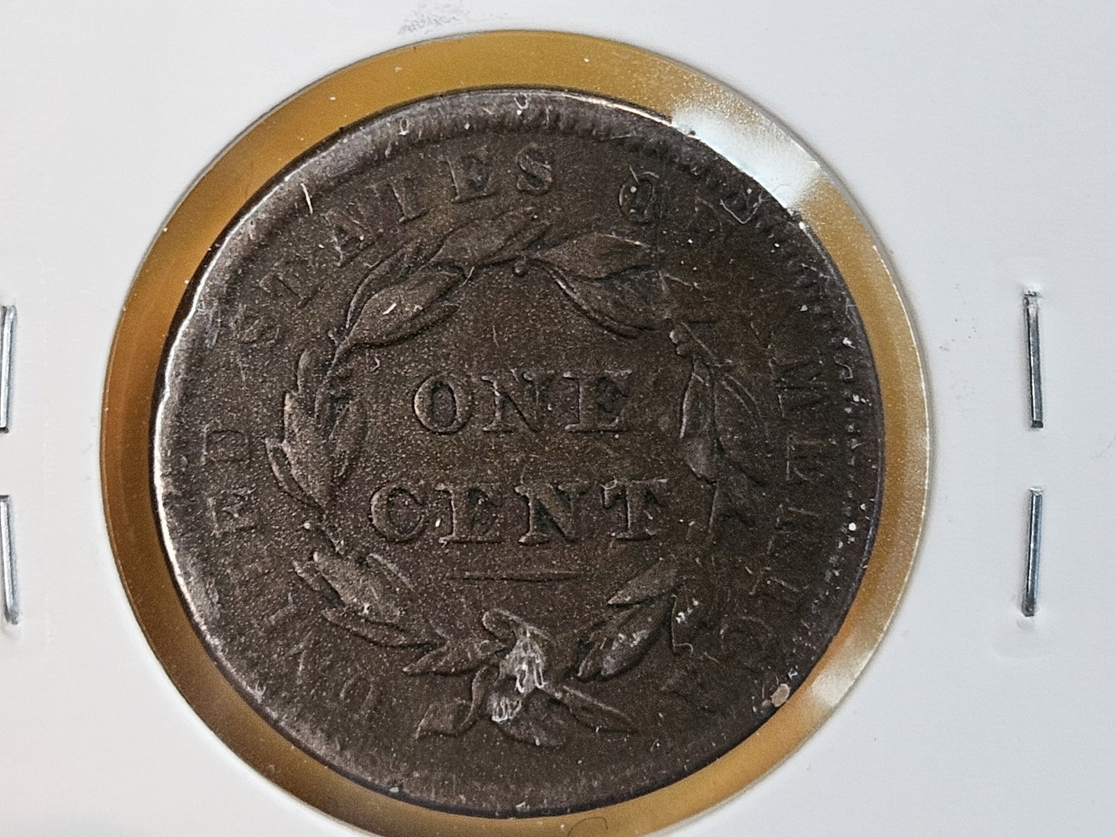 1838 Coronet Head large Cent in Very Fine - 4