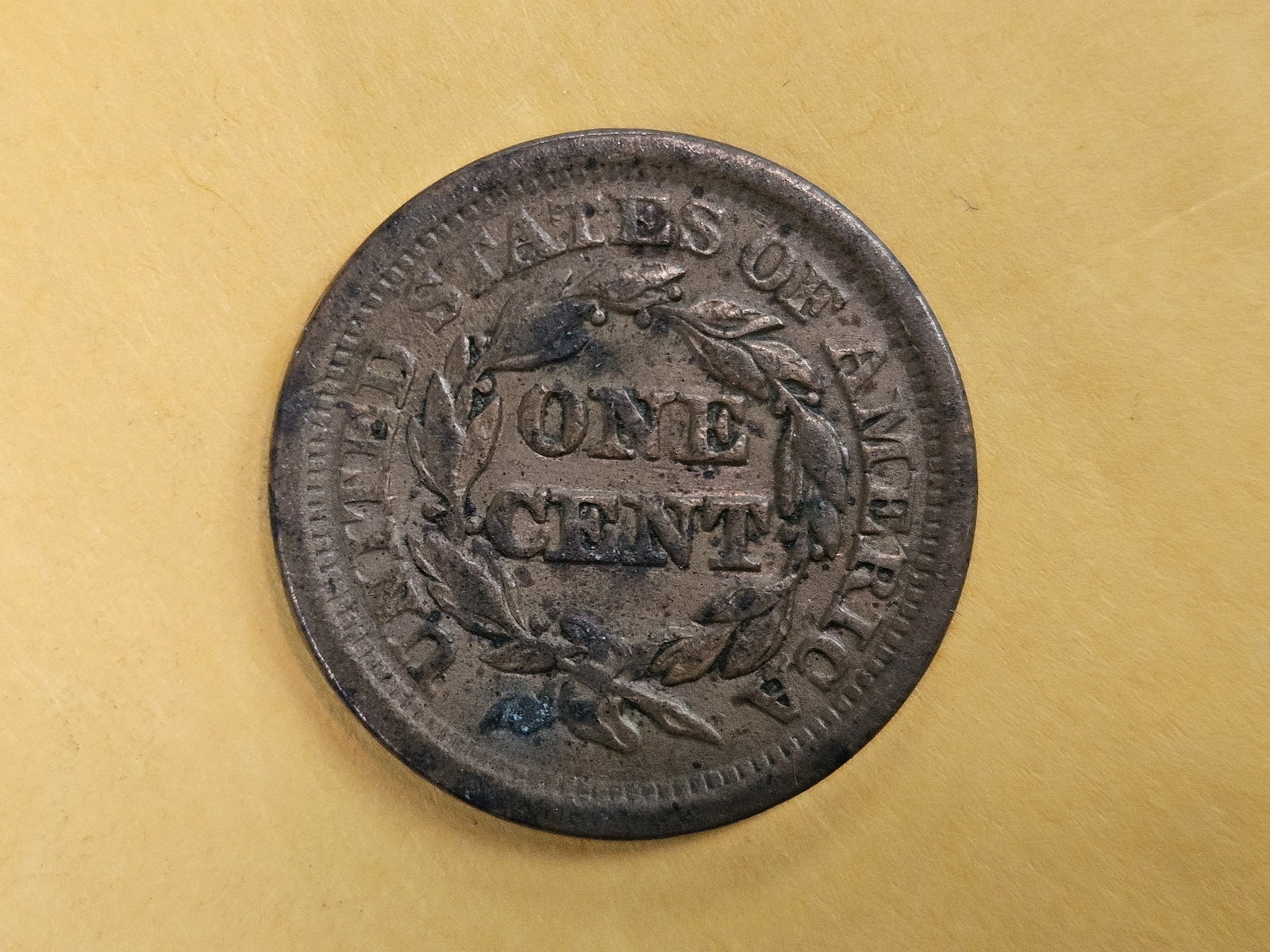 1851 Braided Hair Large Cent in Very Fine - 5
