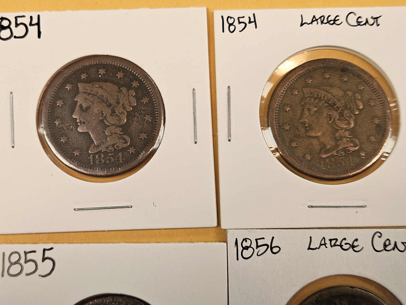 Six more mixed, Large Cents - 2