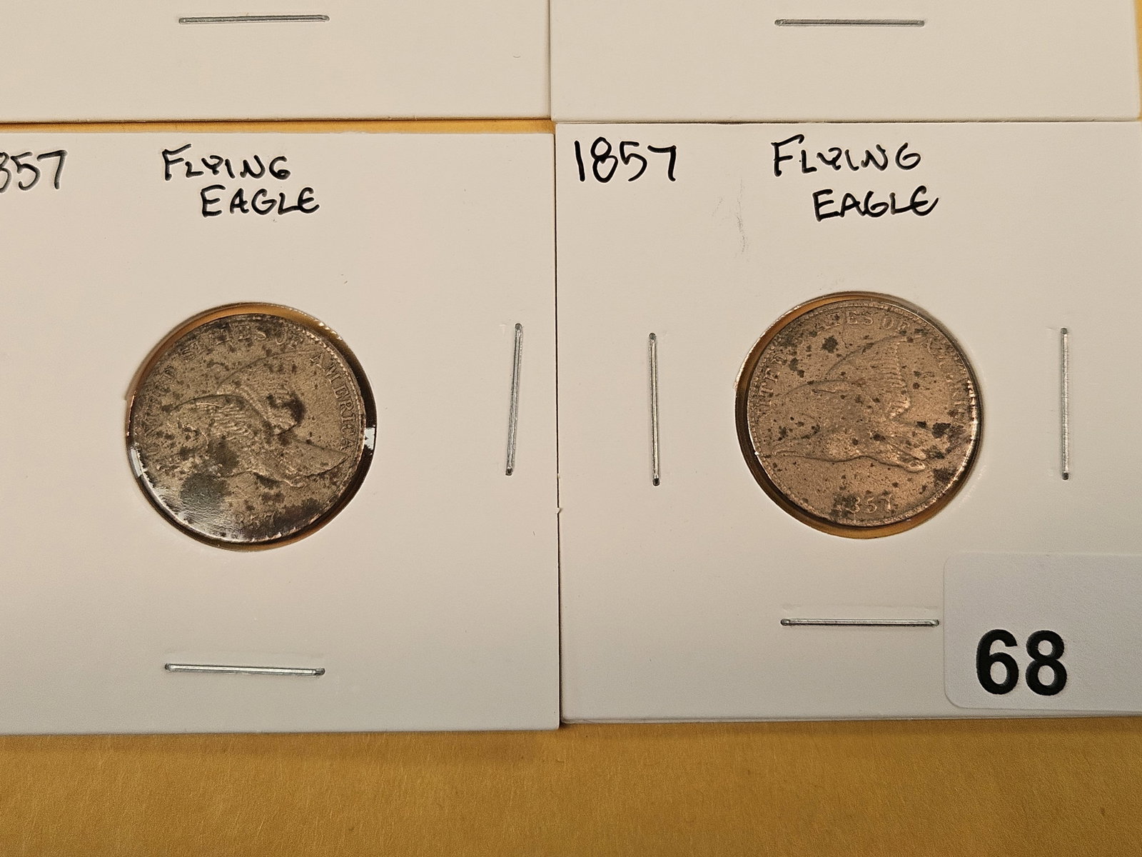 Four Flying Eagle Cents - 3
