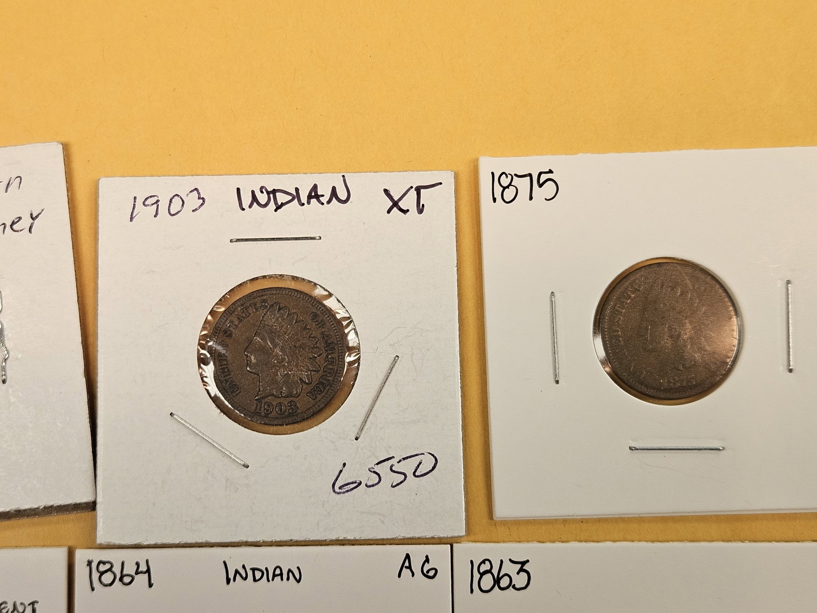 Twelve mixed Indian Cents - 3