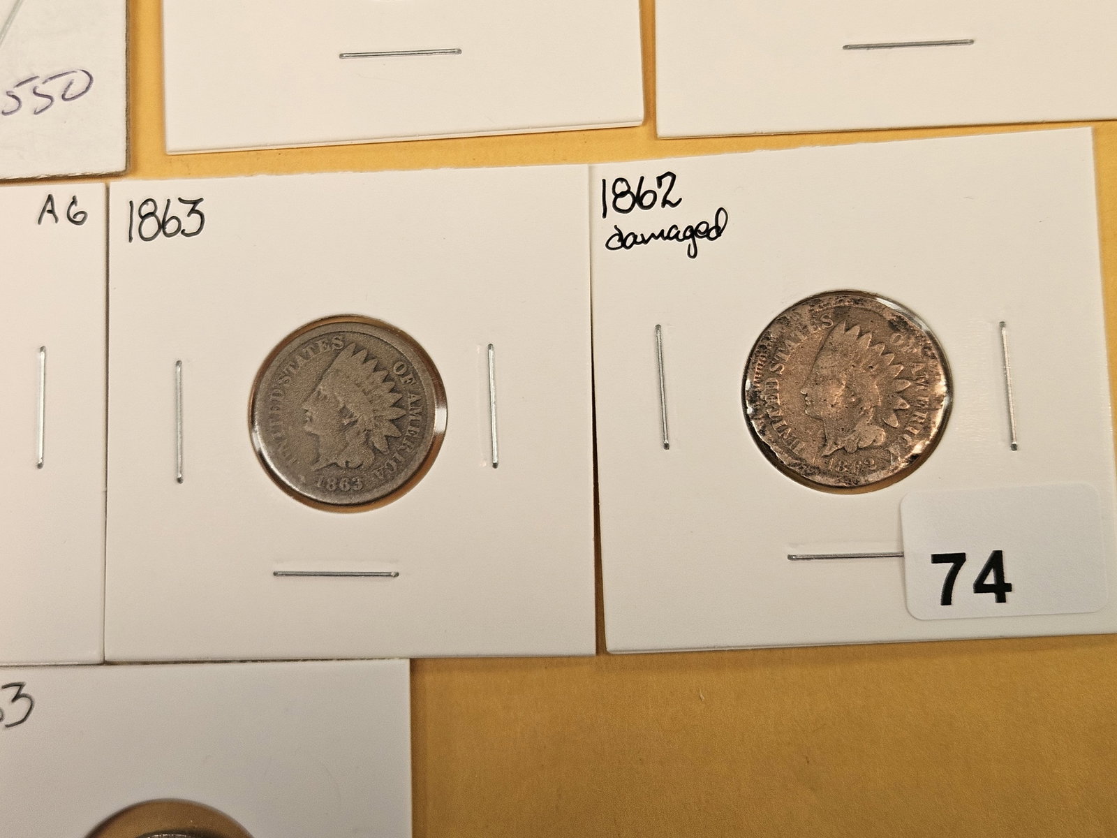 Twelve mixed Indian Cents - 7