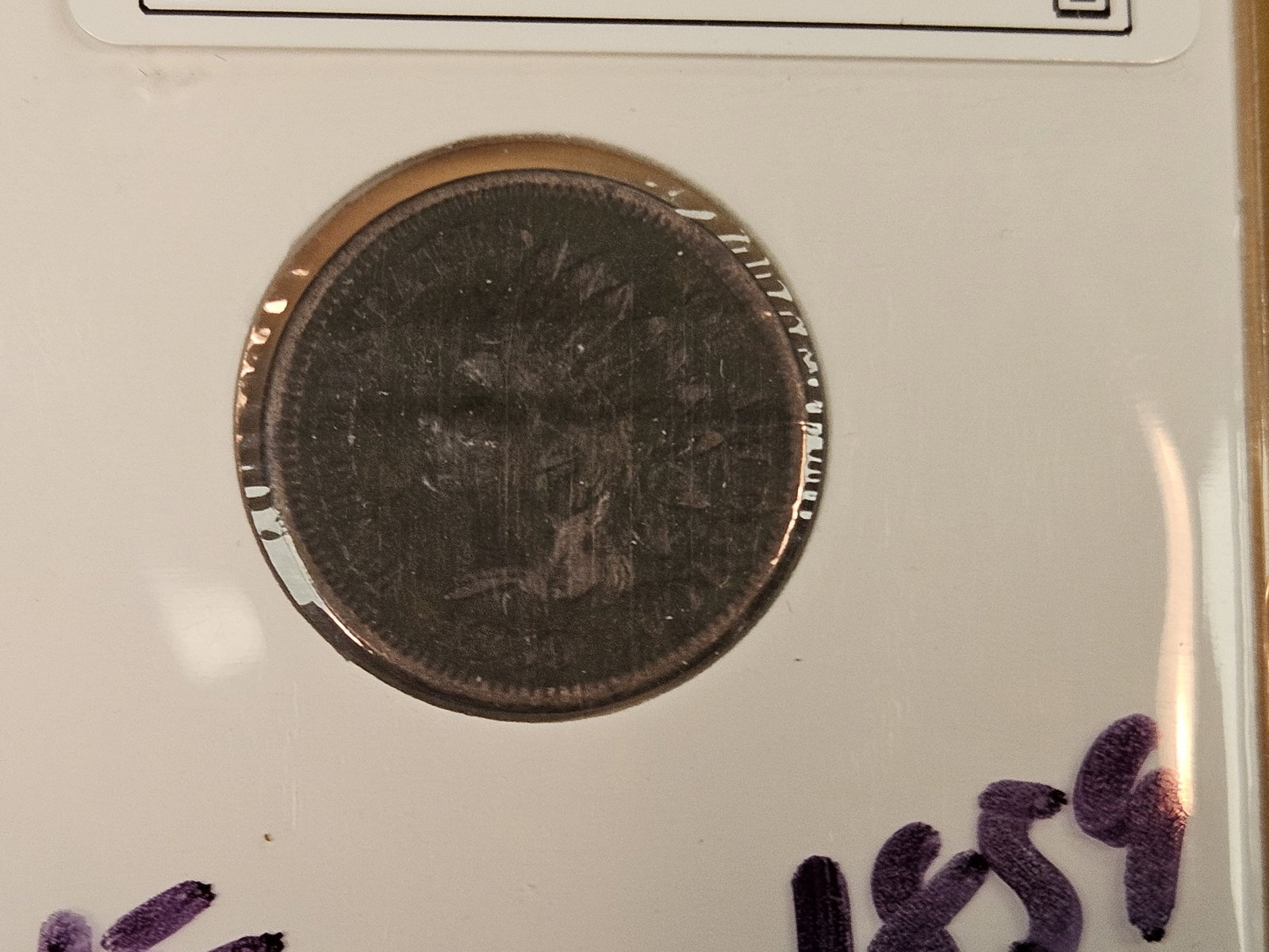 Eight mixed Indian cents - 7