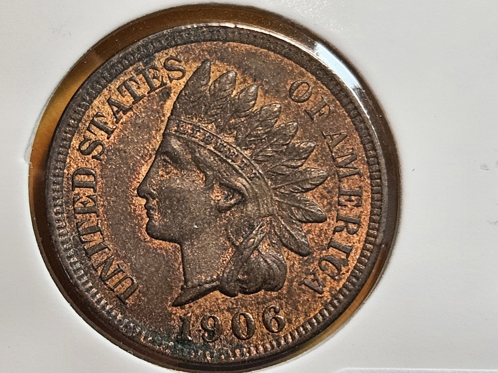 Eight mixed Indian cents - 7
