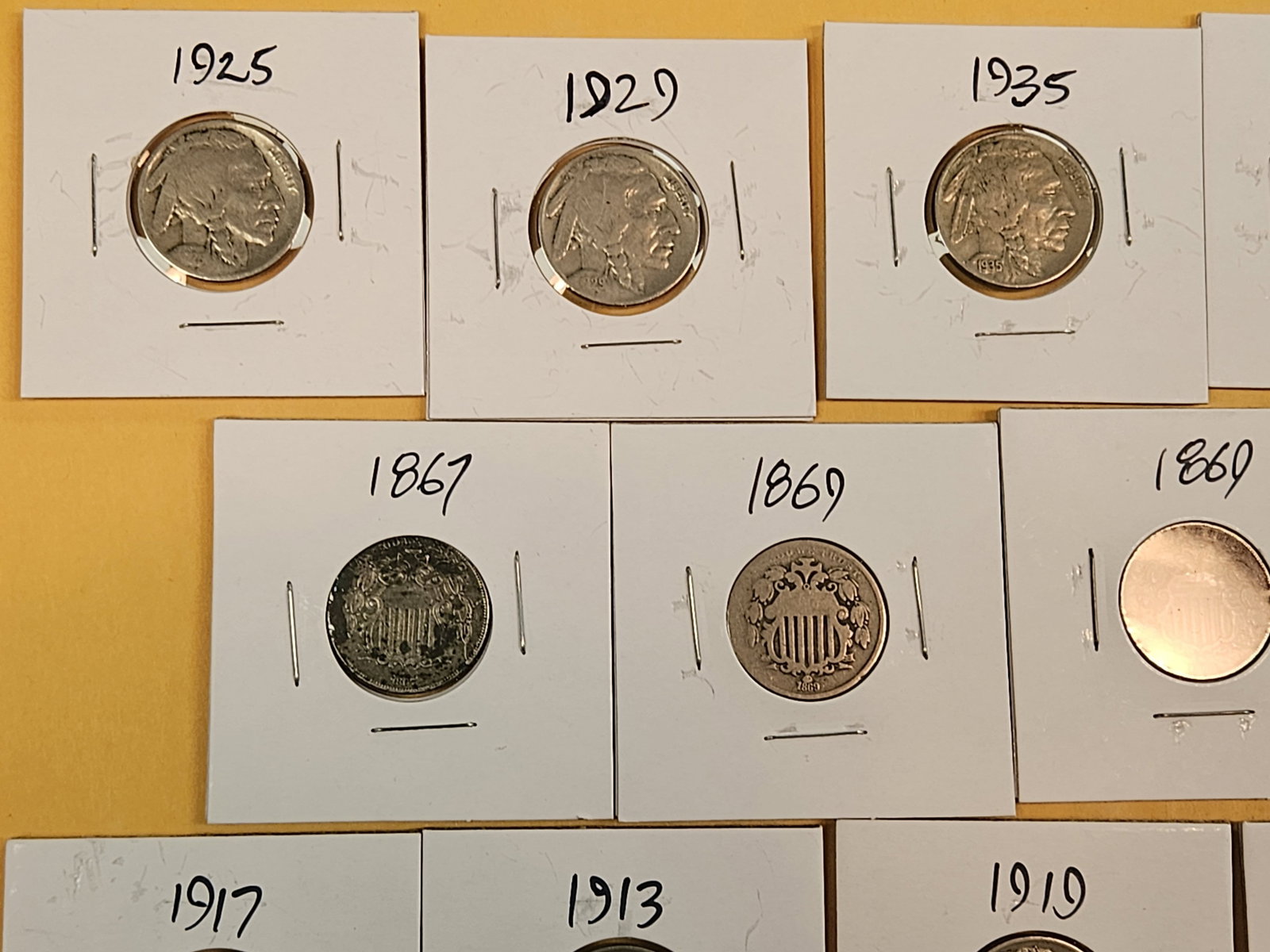 Fifteen mixed Nickels - 2