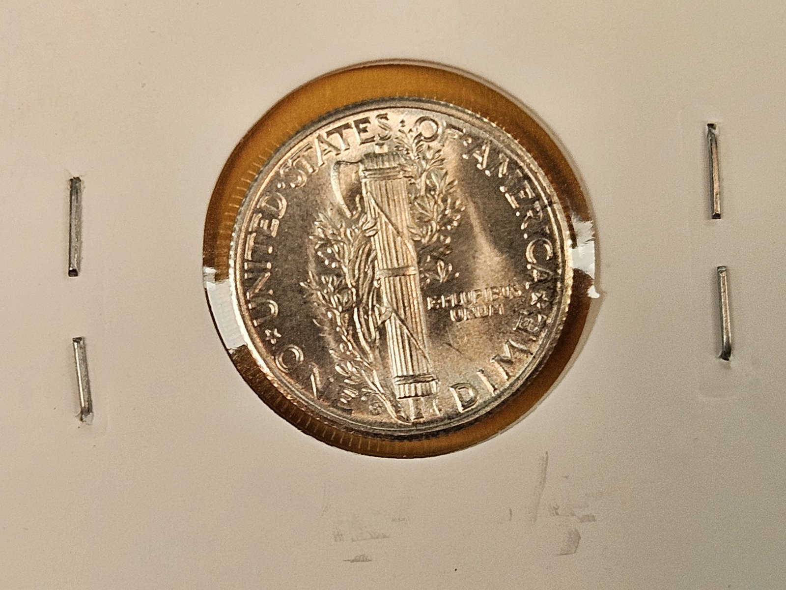 Four Brilliant Uncirculated Mercury silver Dimes - 3