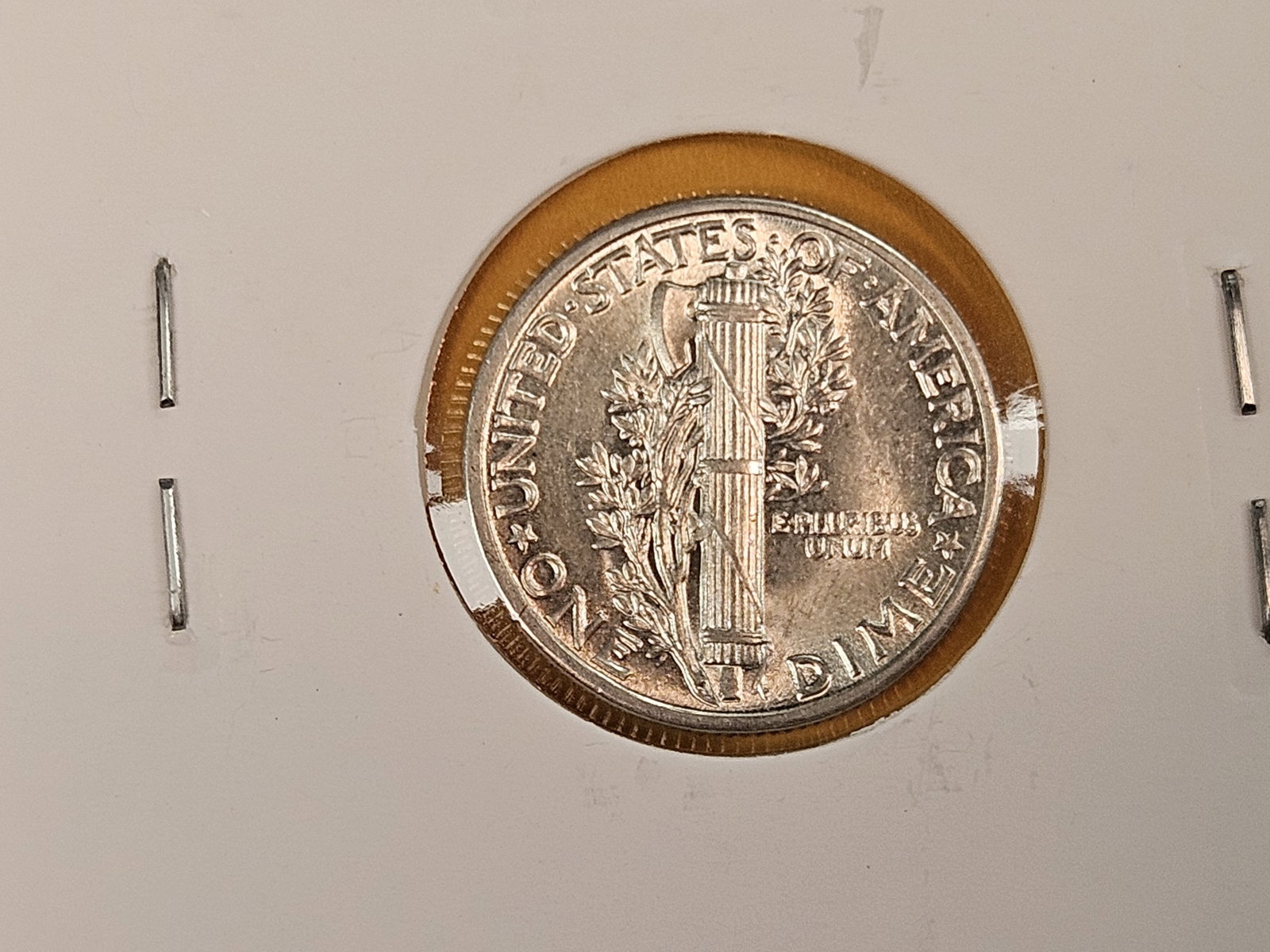 Four Brilliant Uncirculated Mercury silver Dimes - 5