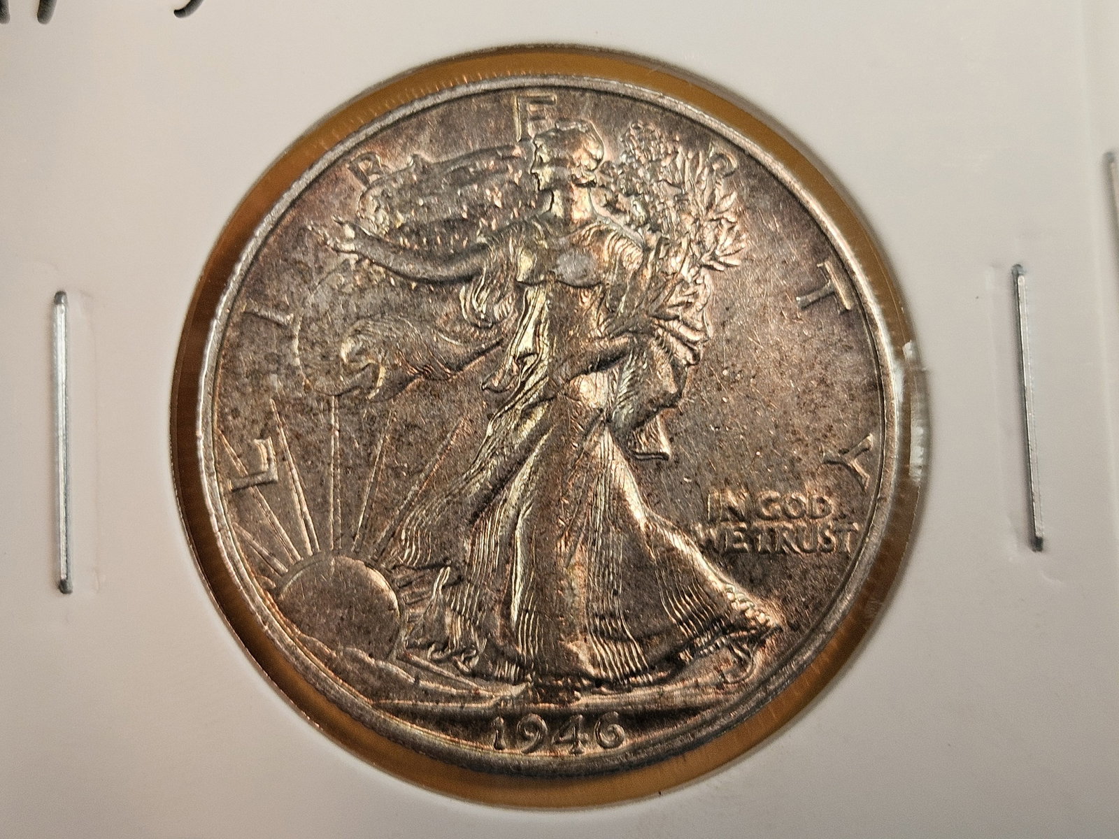 Two Brilliant About Uncirculated plus Walking Liberty Silver Half Dollars - 2