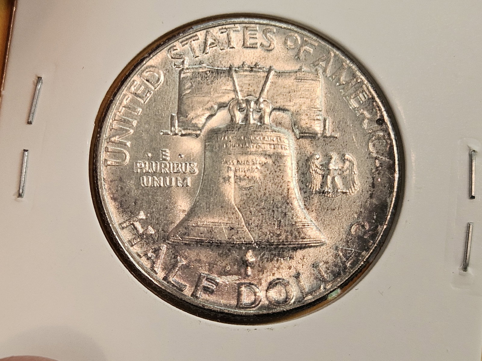 Brilliant Uncirculated 1955 Franklin Silver half Dollar FBL - 3