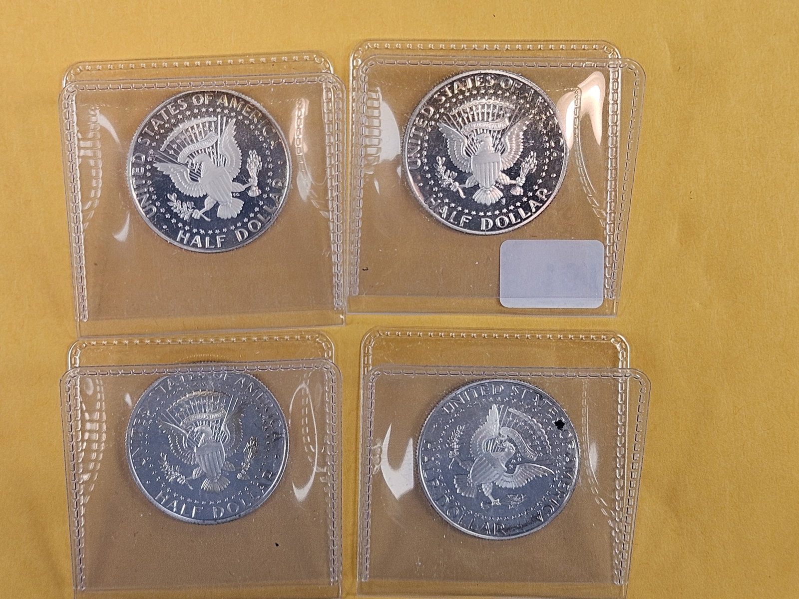 Four Proof Silver Kennedy Half Dollars - 3