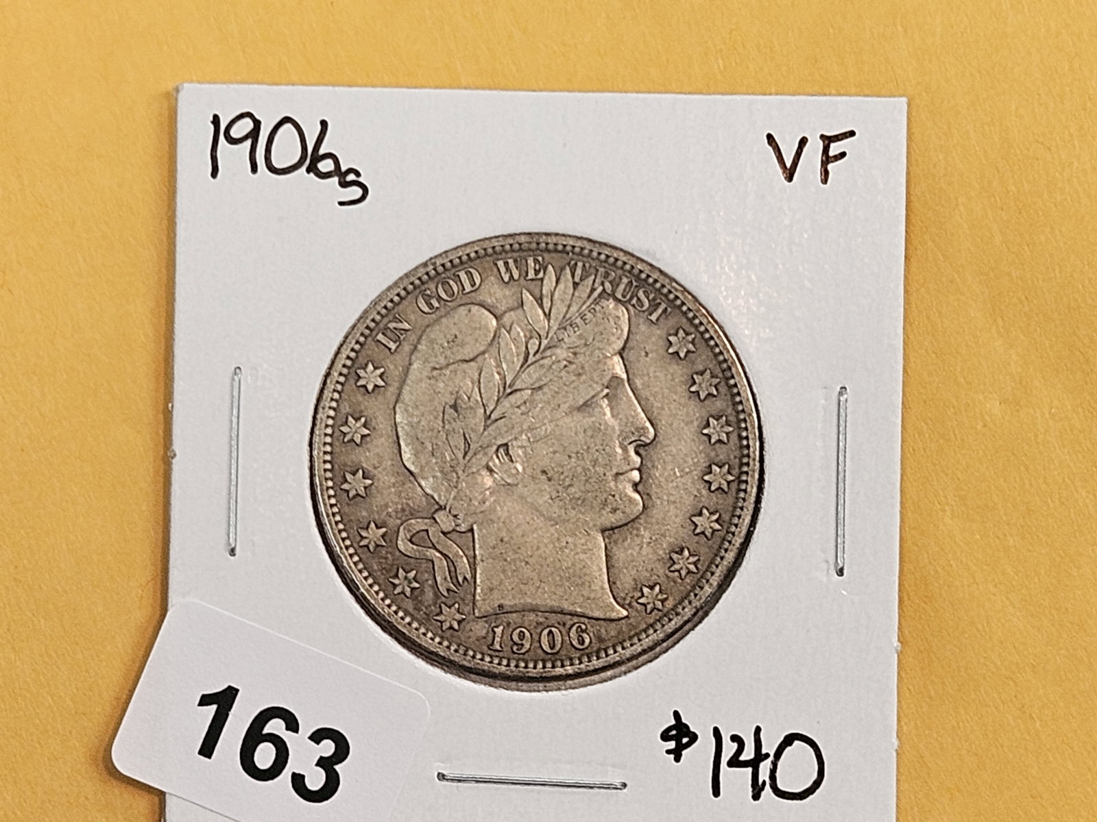 1906-S Barber Half Dollar in Very Fine plus - 2