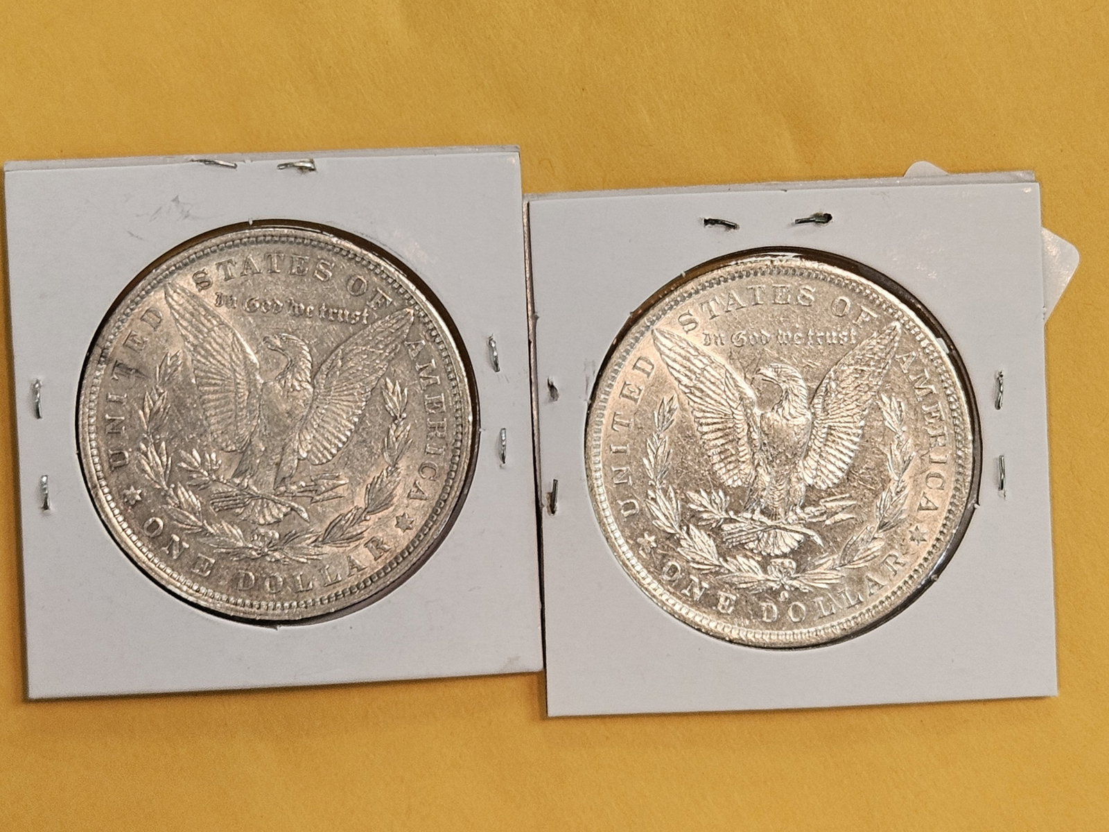 Two Brilliant About Uncirculated plus Morgan Silver Dollars - 3