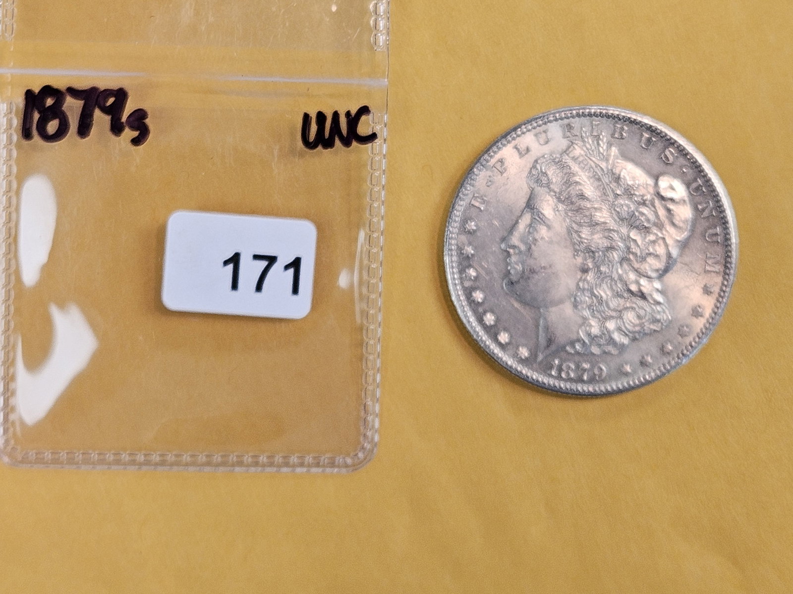1879-S Morgan Silver Dollar in Bright Uncirculated - 2