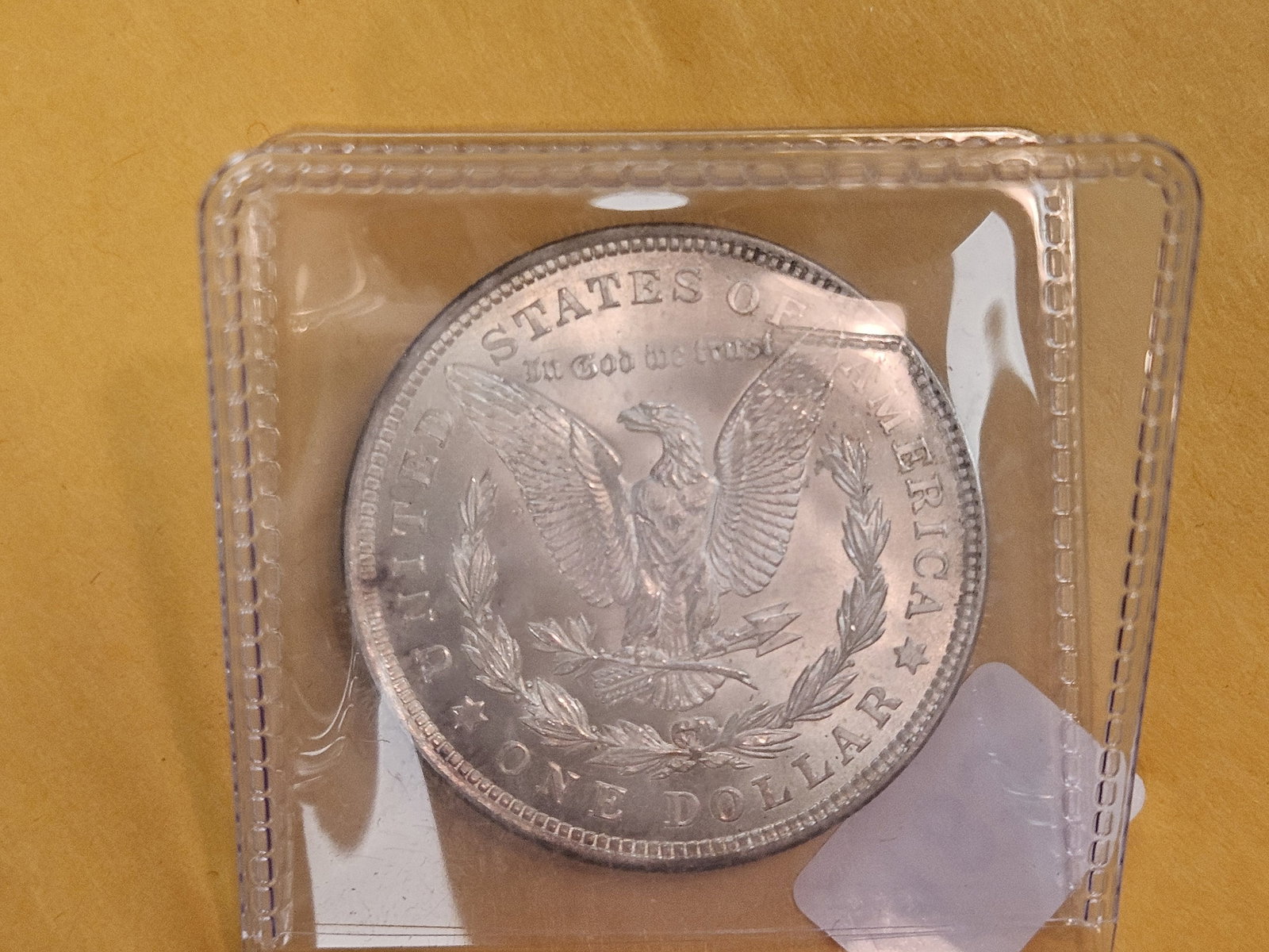 Brilliant Uncirculated plus 1921 Morgan silver Dollar - 3