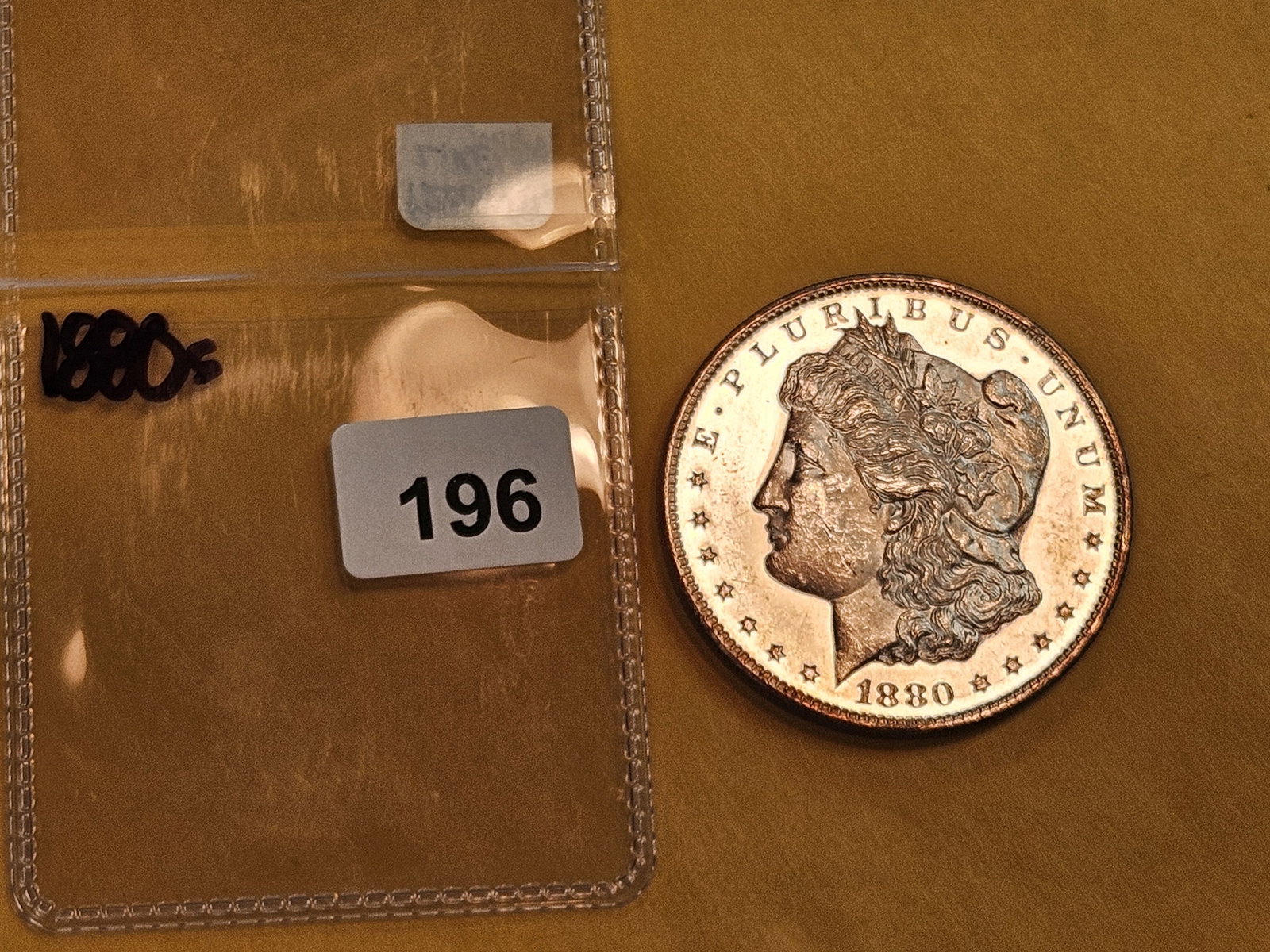 Very Choice Brilliant Uncirculated Plus 1880-S Morgan Dollar - 2