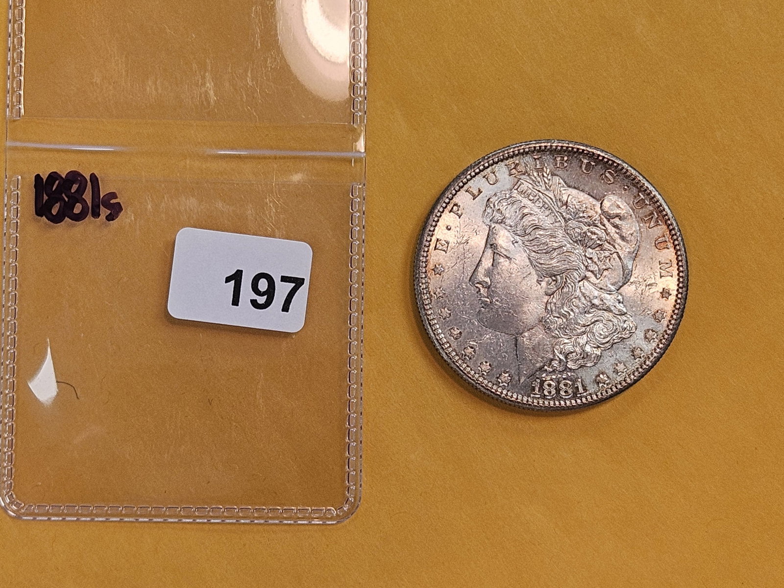 Very Choice Brilliant Uncirculated 1881-S Morgan Dollar - 2