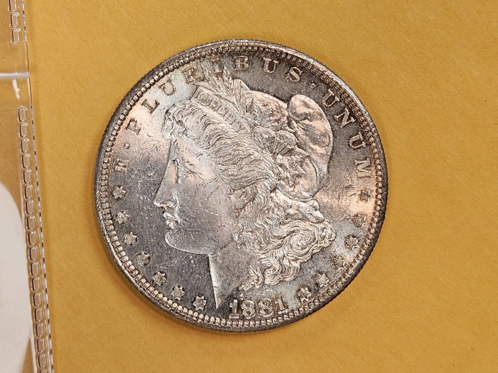 Very Choice Brilliant Uncirculated 1881-S Morgan Dollar - 7