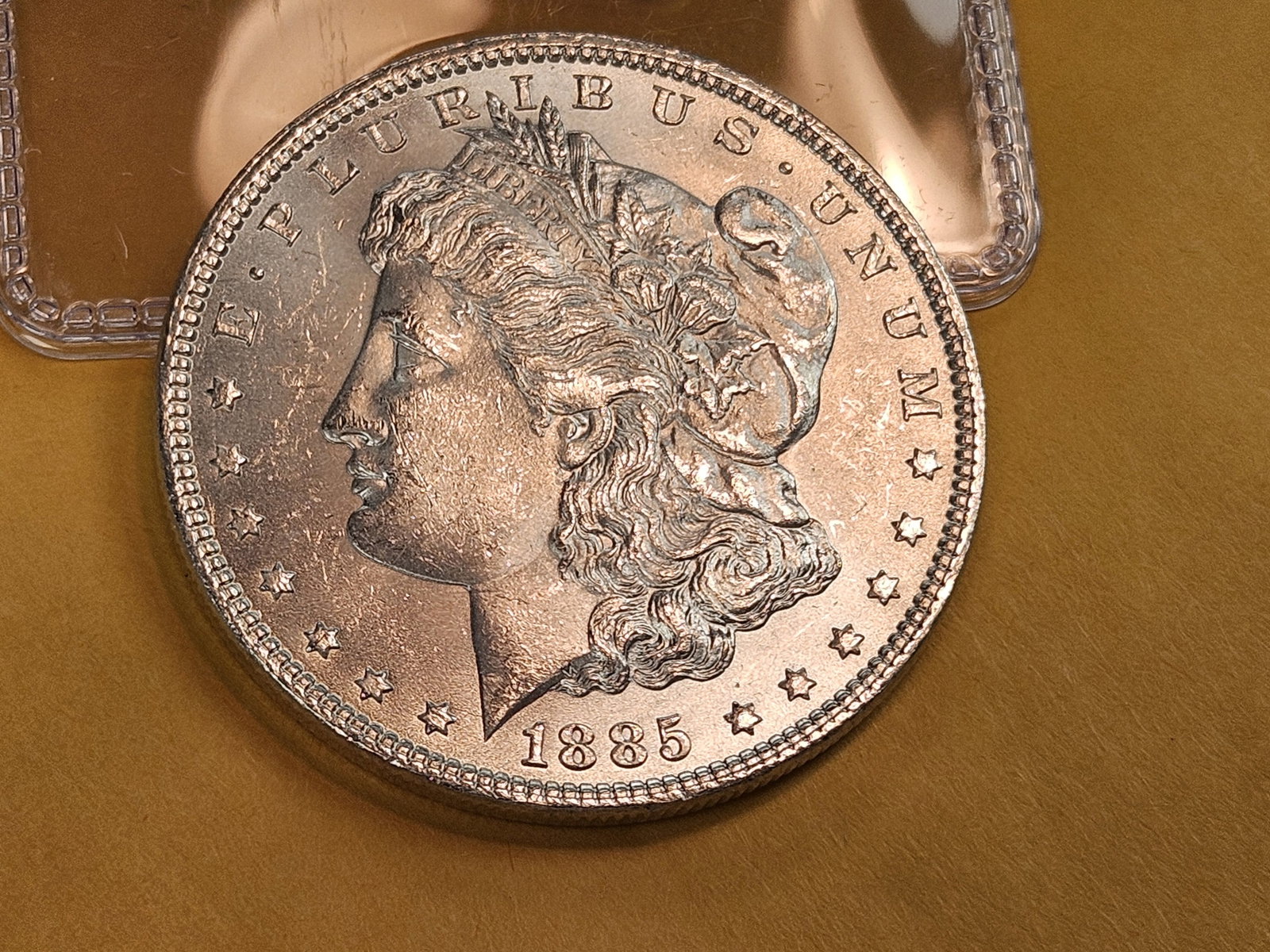 Very Choice Brilliant Uncirculated 1885 Morgan Dollar - 3