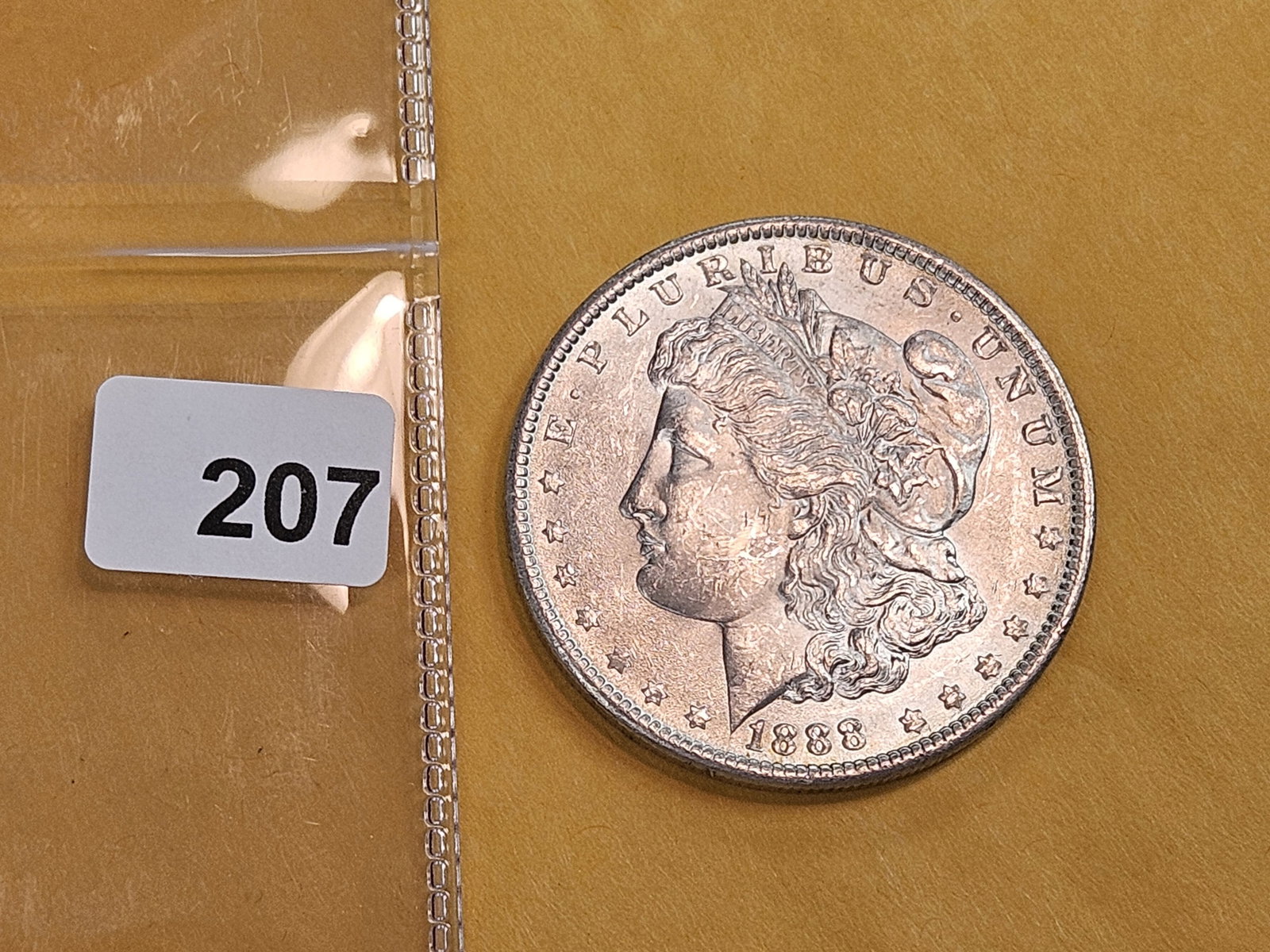 Choice Brilliant Uncirculated Plus 1888 Morgan Dollar - 2