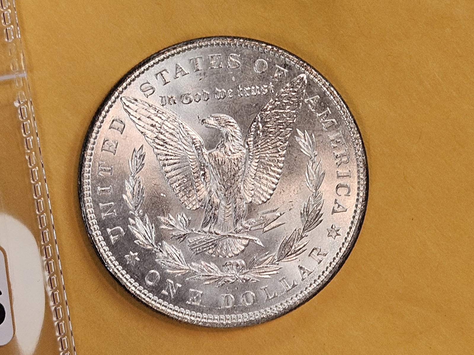 Very Choice Brilliant Uncirculated 1897 Morgan Dollar - 7