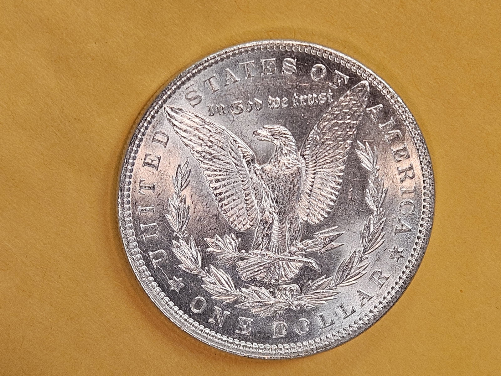 Very Choice Brilliant Uncirculated 1897 Morgan Dollar - 7
