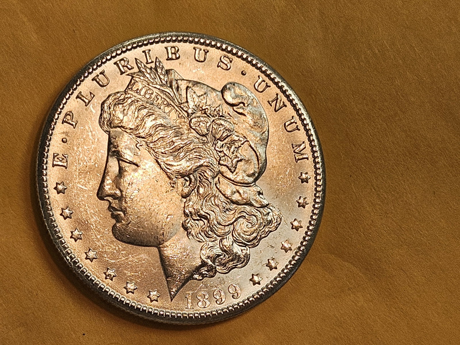 Very Choice Brilliant Uncirculated 1899-O Morgan Dollar - 4