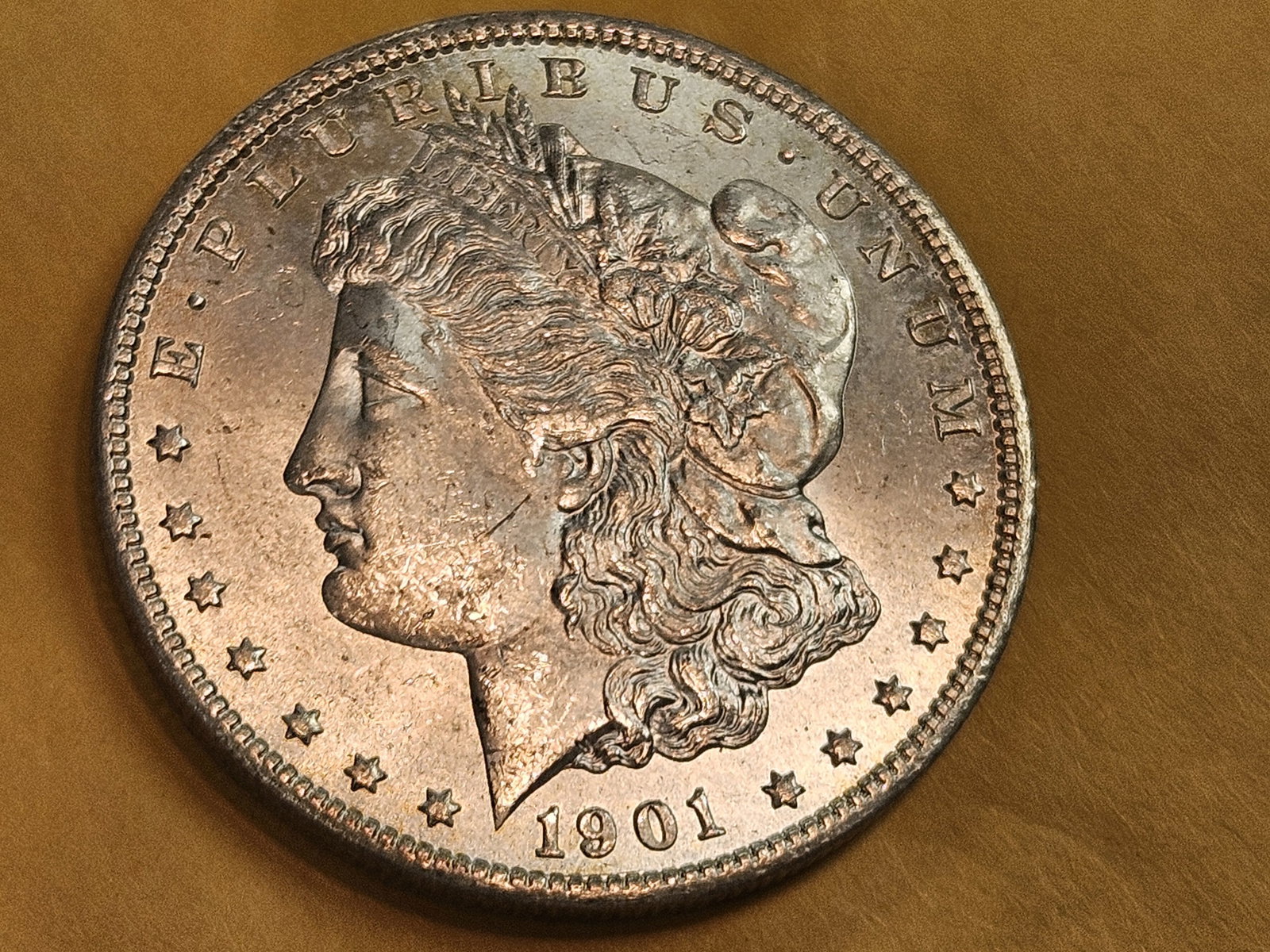 Very Choice Brilliant Uncirculated 1901-O Morgan Dollar - 3