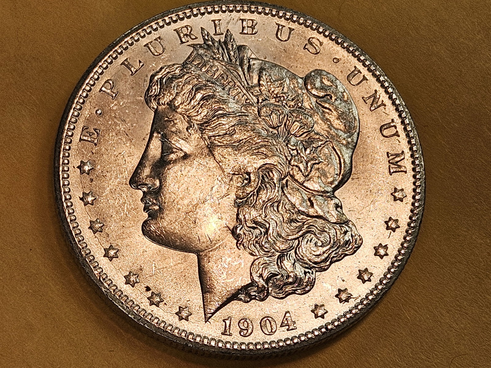 Very Choice Brilliant Uncirculated 1904-O Morgan Dollar - 3