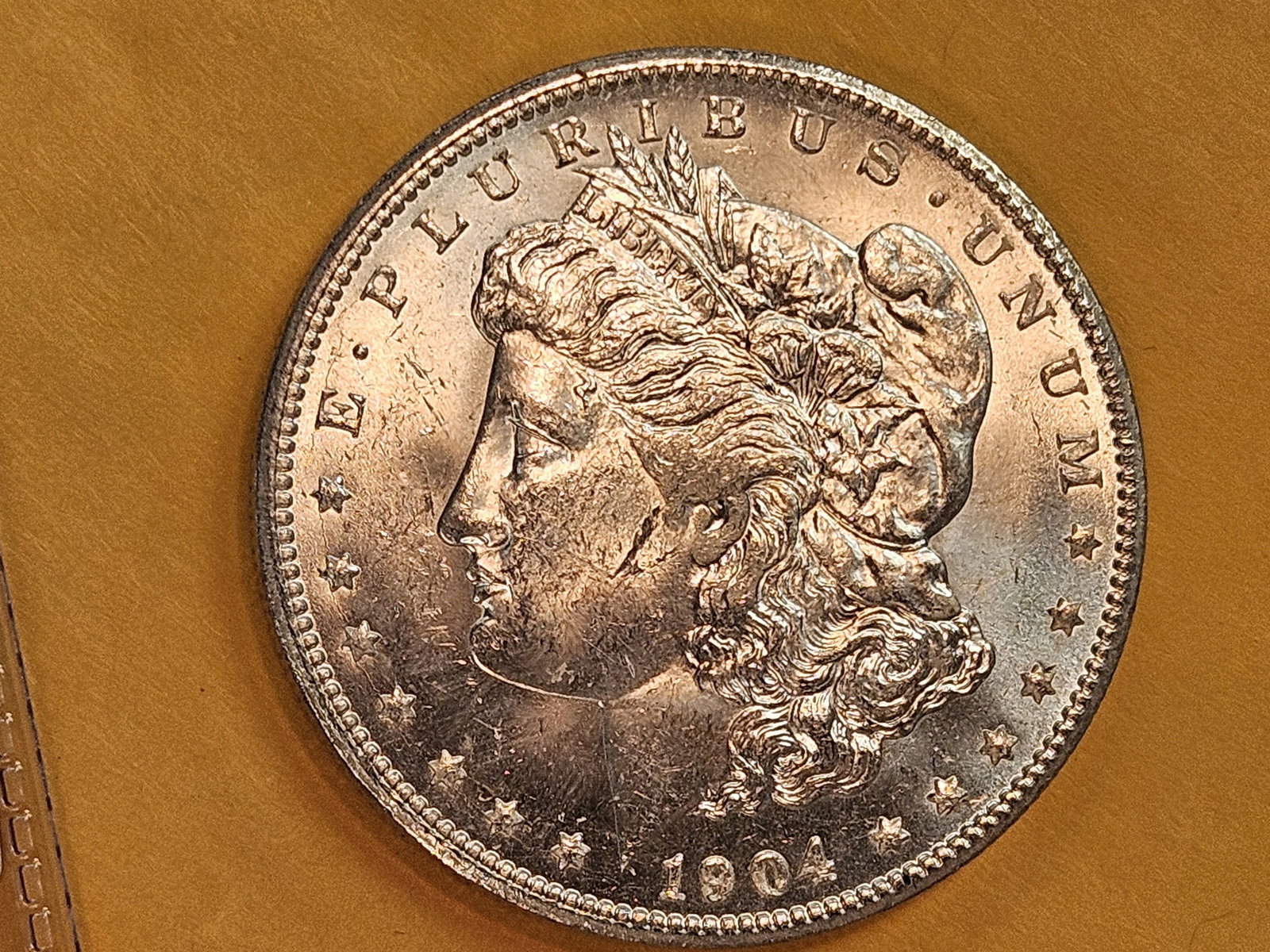 Very Choice Brilliant Uncirculated 1904-O Morgan Dollar - 4