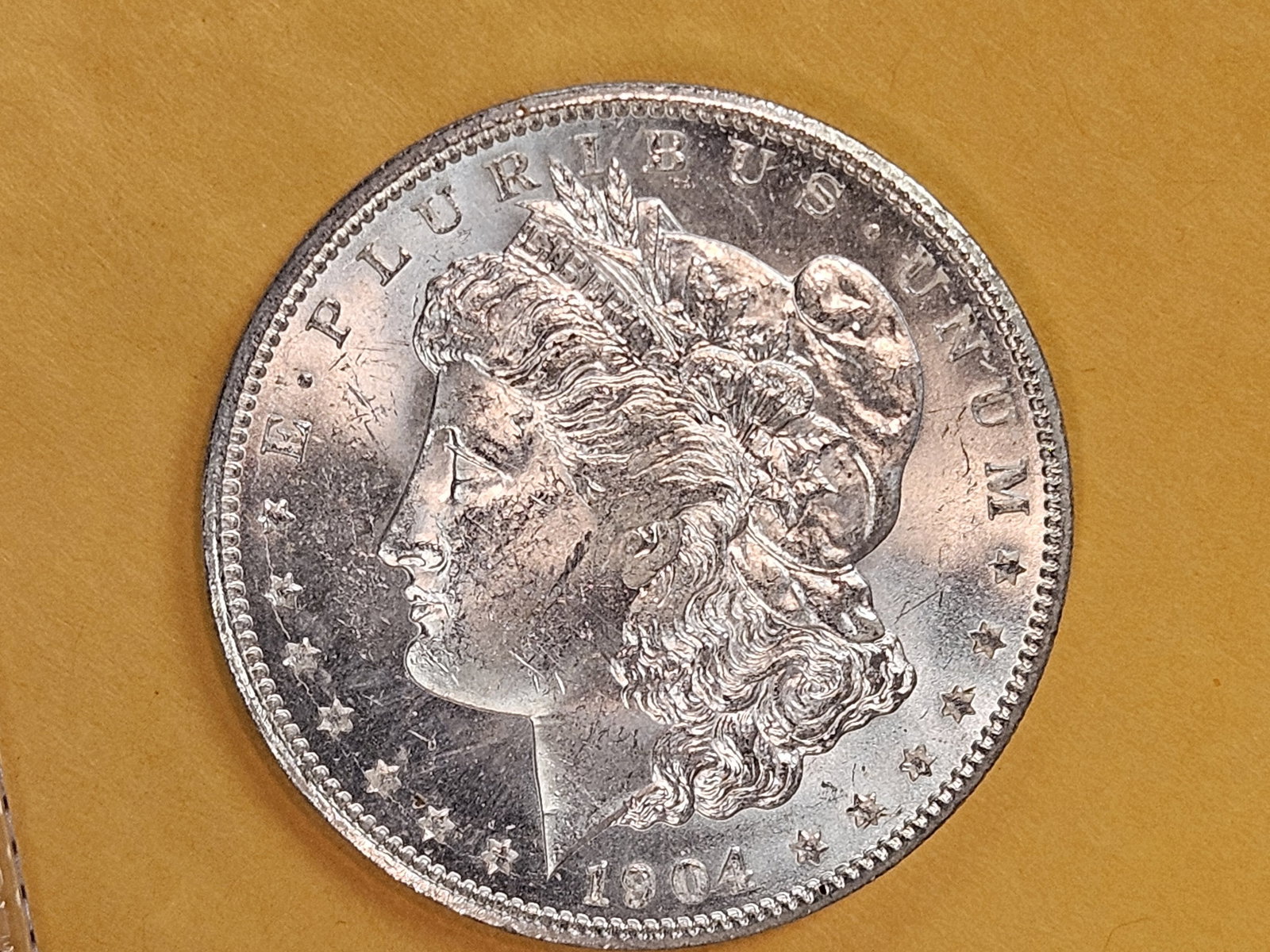 Very Choice Brilliant Uncirculated 1904-O Morgan Dollar - 5