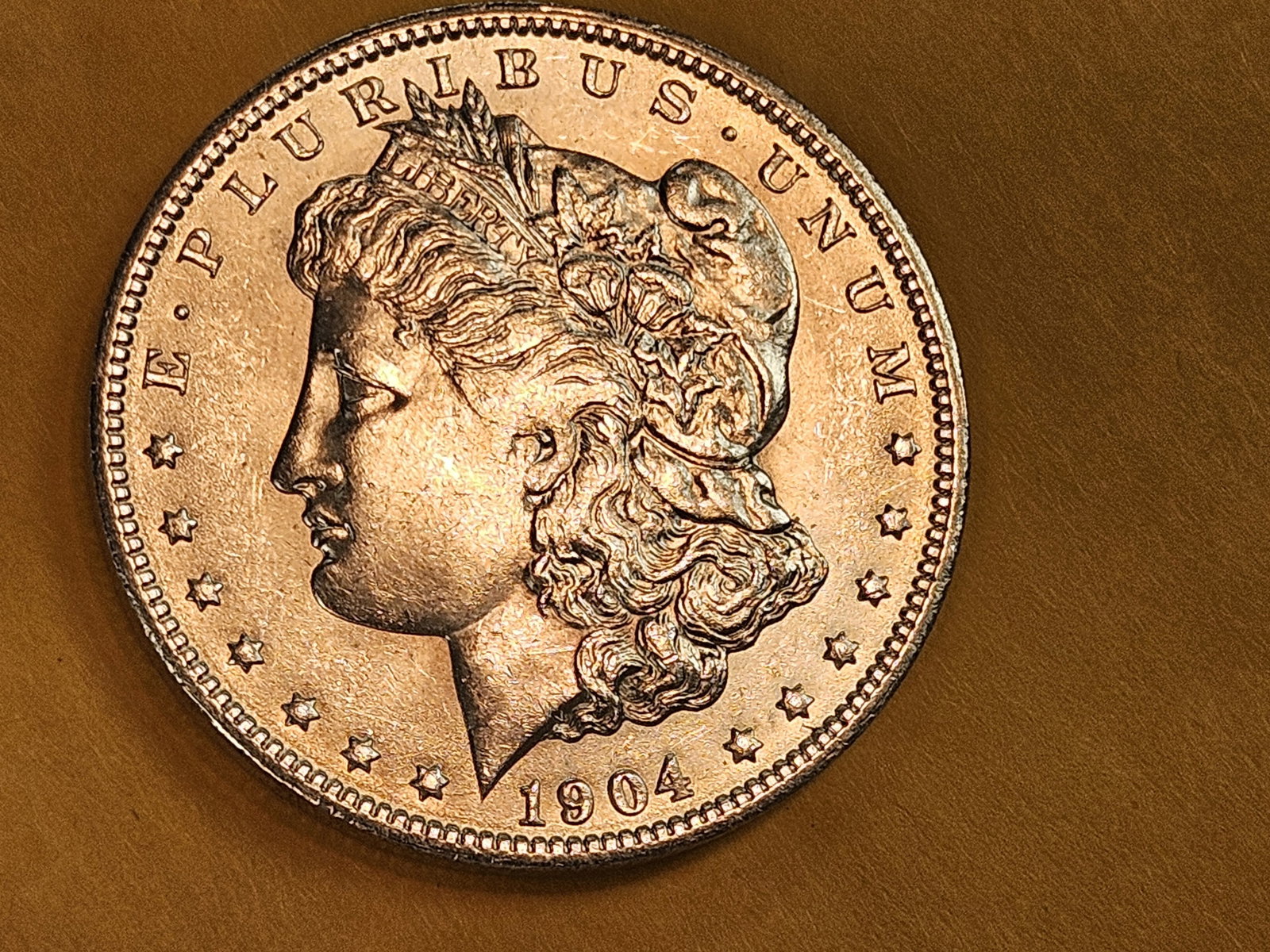 Very Choice Brilliant Uncirculated 1904-O Morgan Dollar - 4
