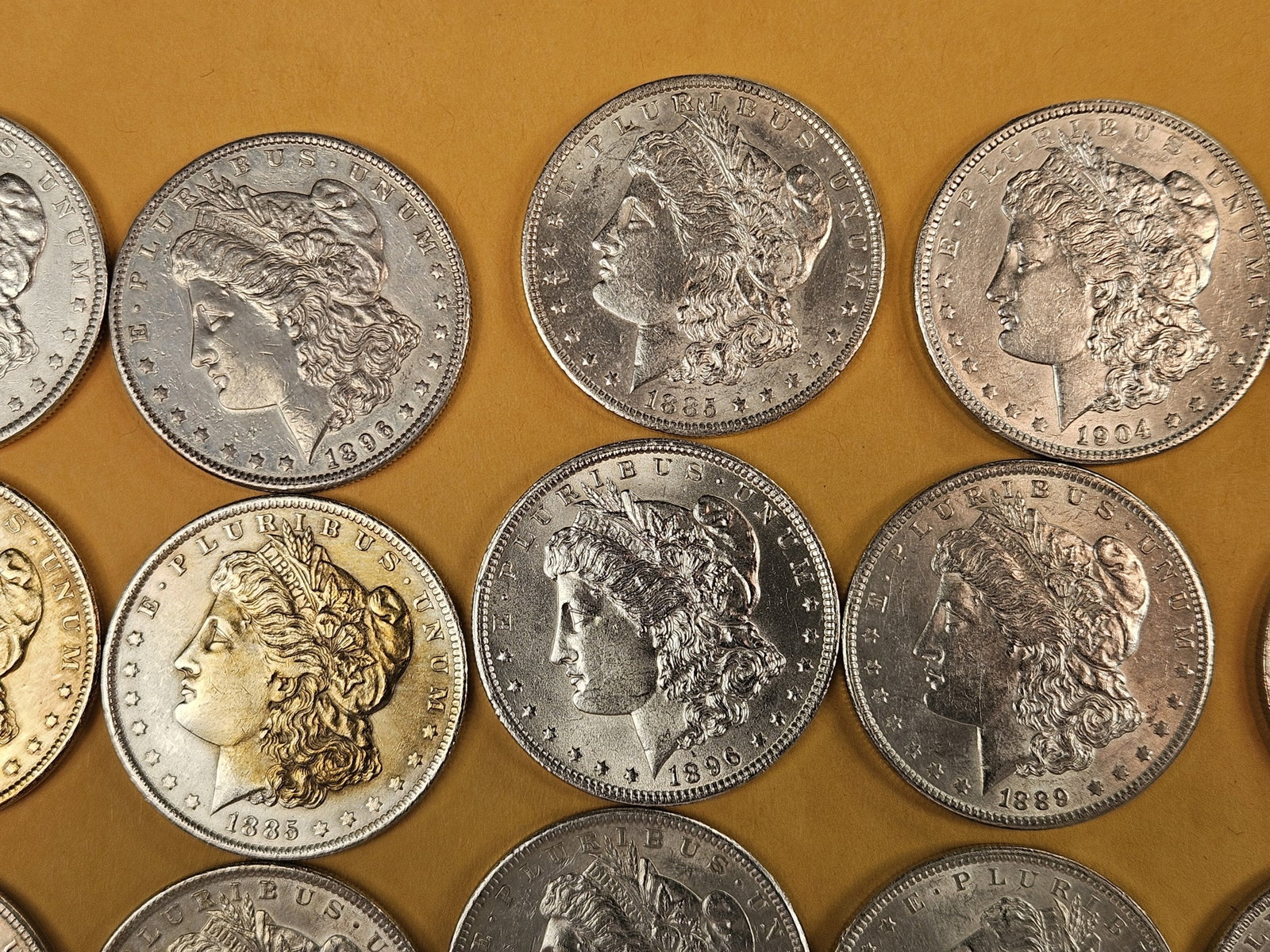 ** FULL ROLL ** Twenty Morgan Silver Dollars - 3