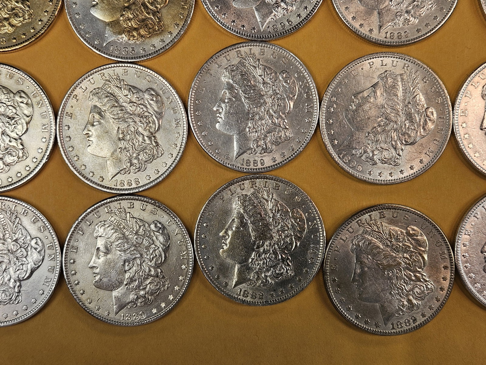 ** FULL ROLL ** Twenty Morgan Silver Dollars - 7