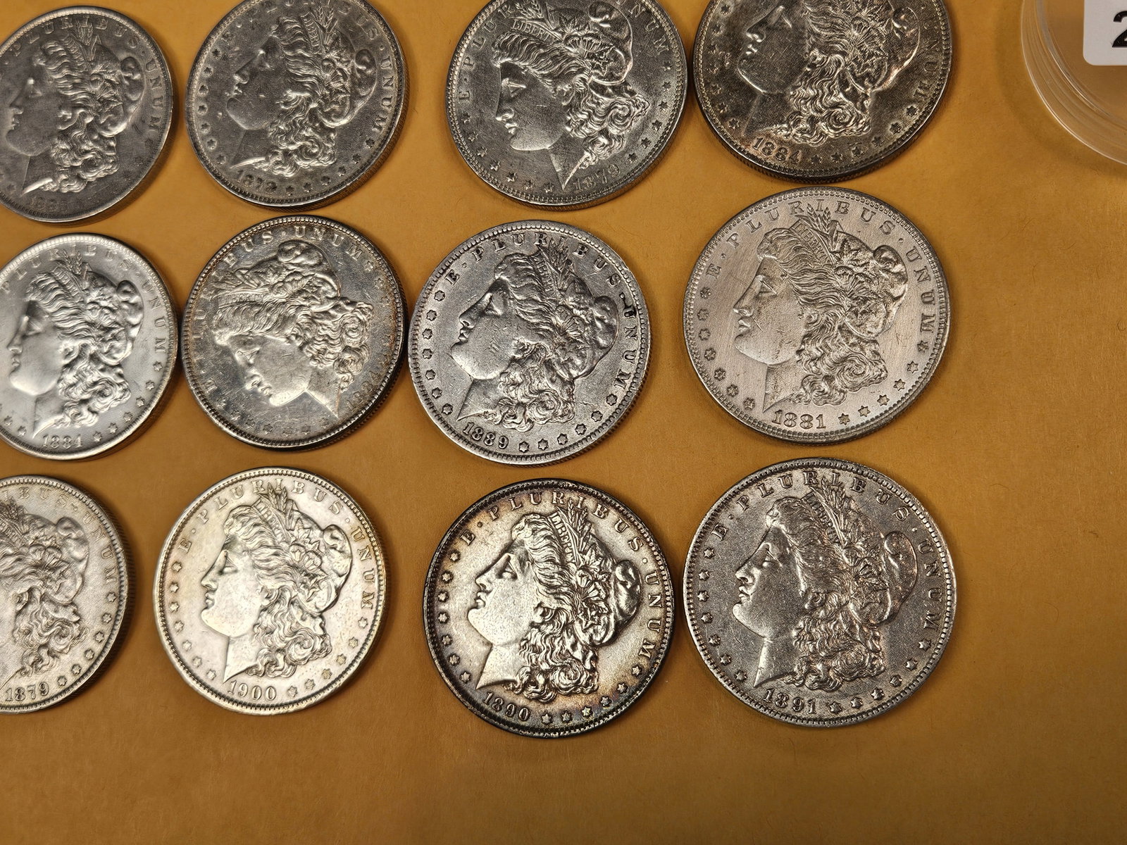 ** FULL ROLL ** Twenty Morgan Silver Dollars - 7