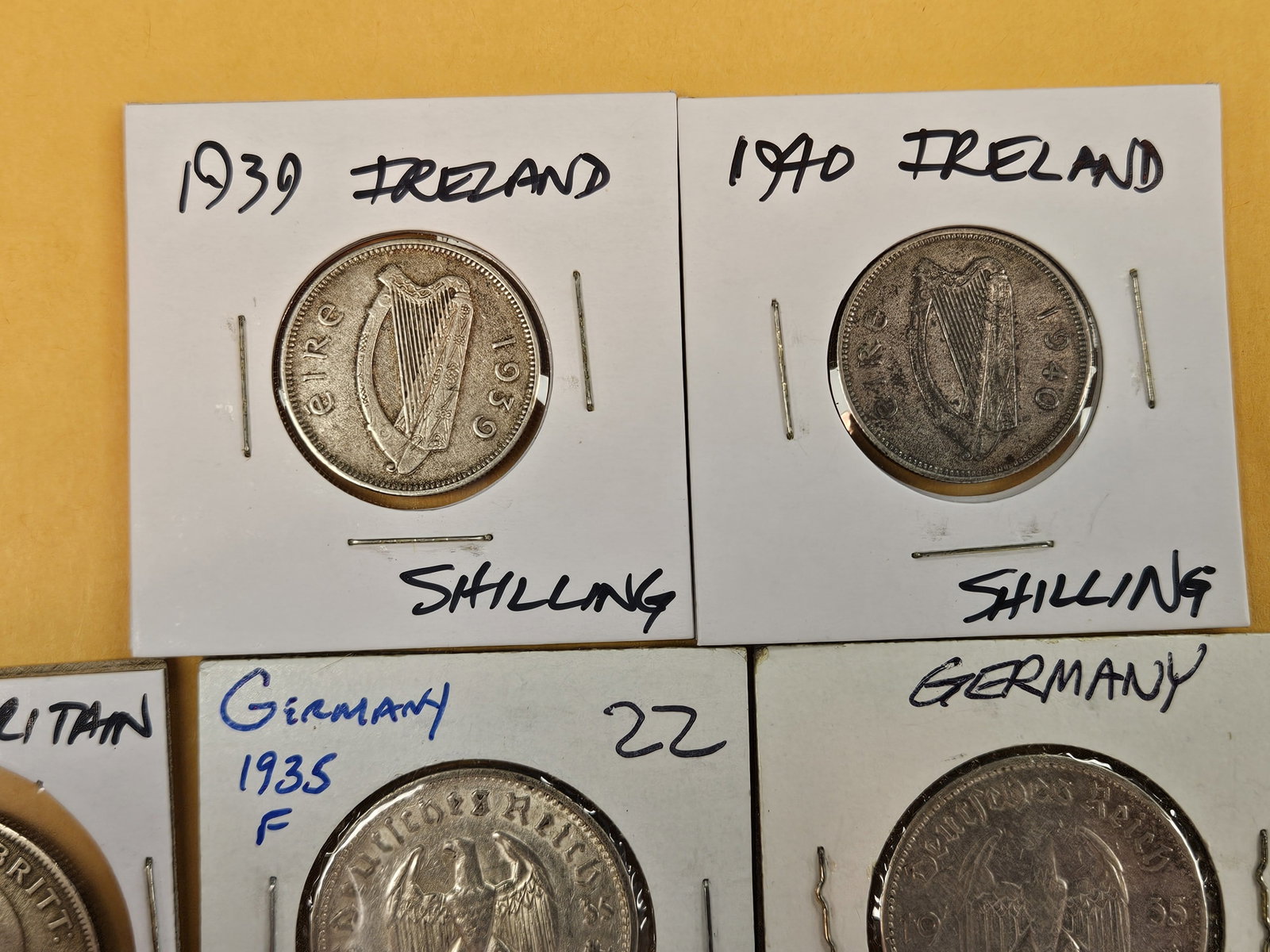 Ten more mixed, silver, World coins - 2