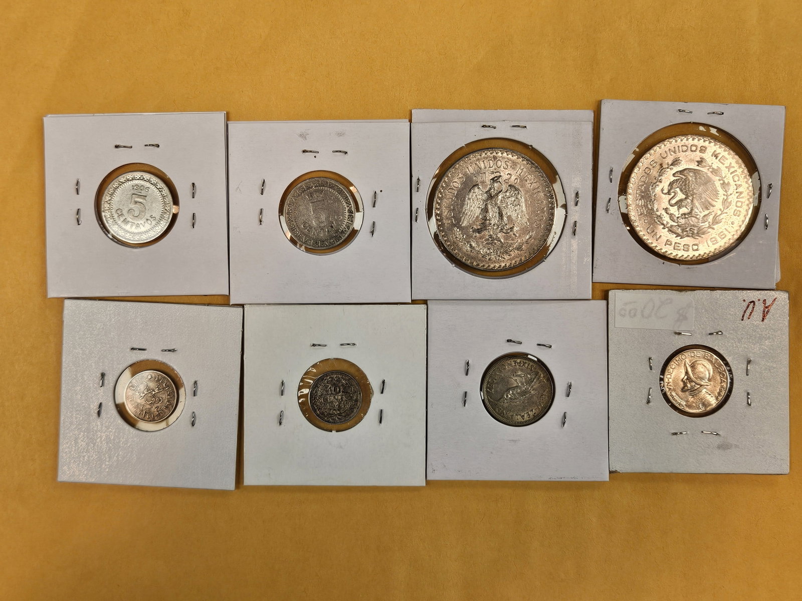 Eight mixed, silver, World Coins - 3