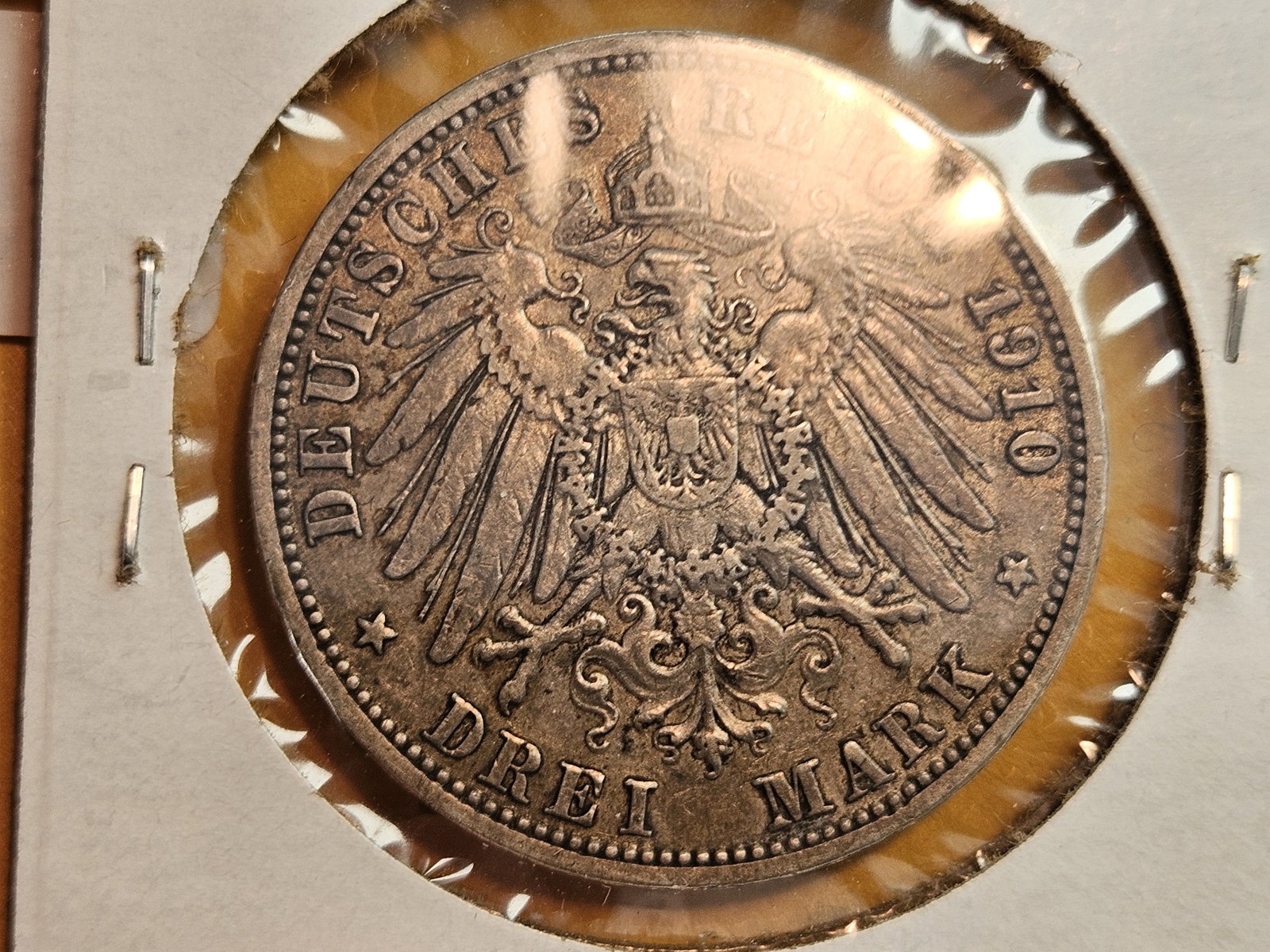 1910 German States Prussia silver 3 mark - 3