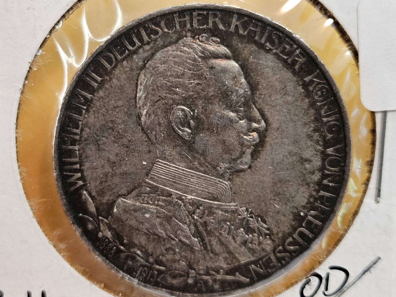 Nicer 1913-A German States Prussia silver 3 mark - 3