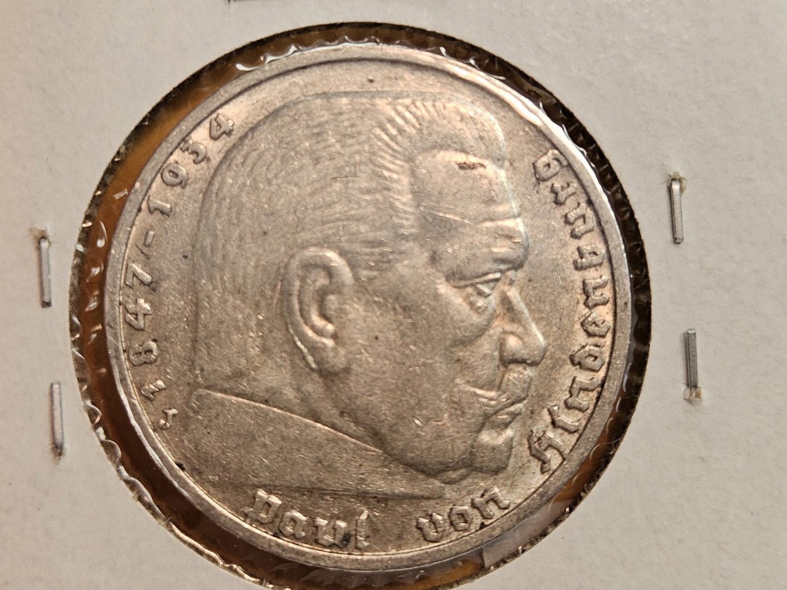 1936 Germany silver 5 marks - 3