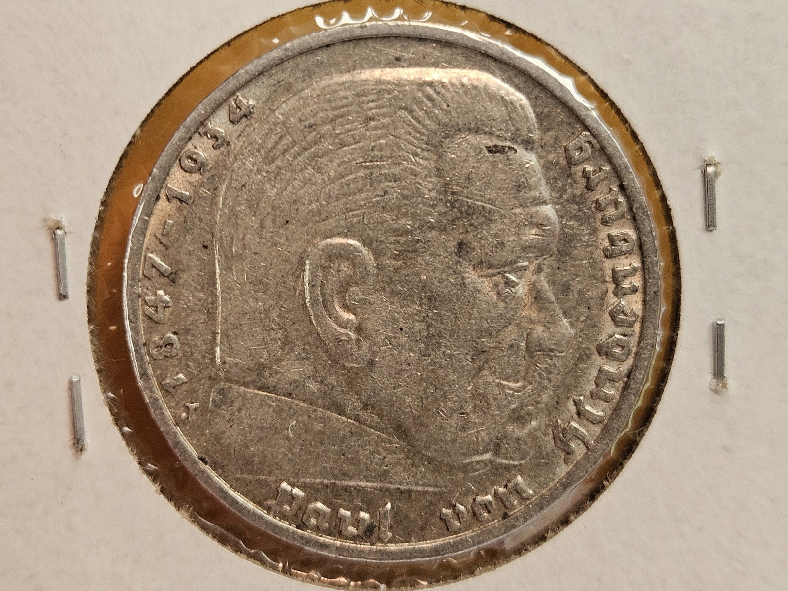 1936 Germany silver 5 marks - 4