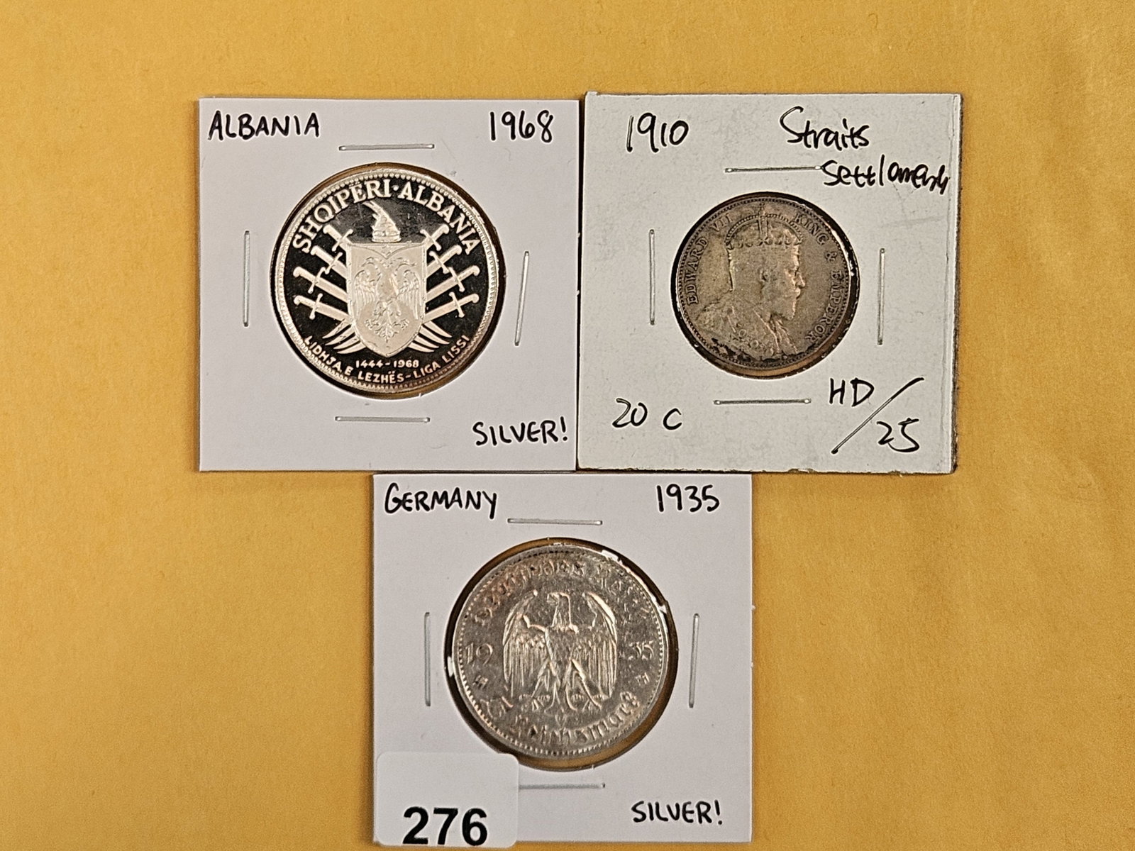 Three more, little better, silver World Coins (1 of 7)